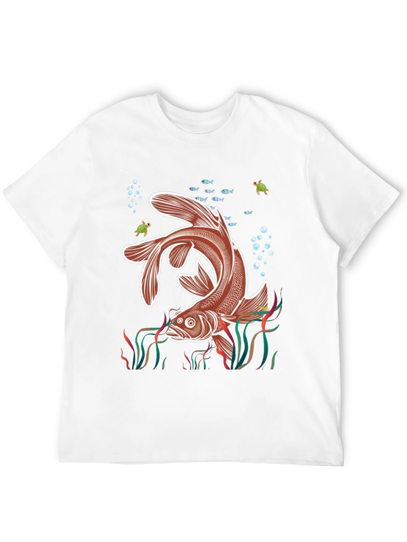 Fish Graphic Black T-Shirt