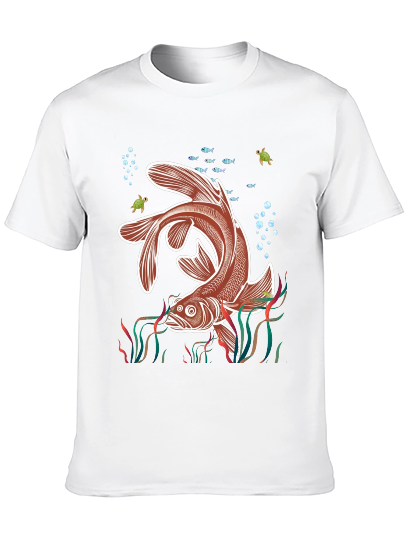 Fish Graphic Black T-Shirt