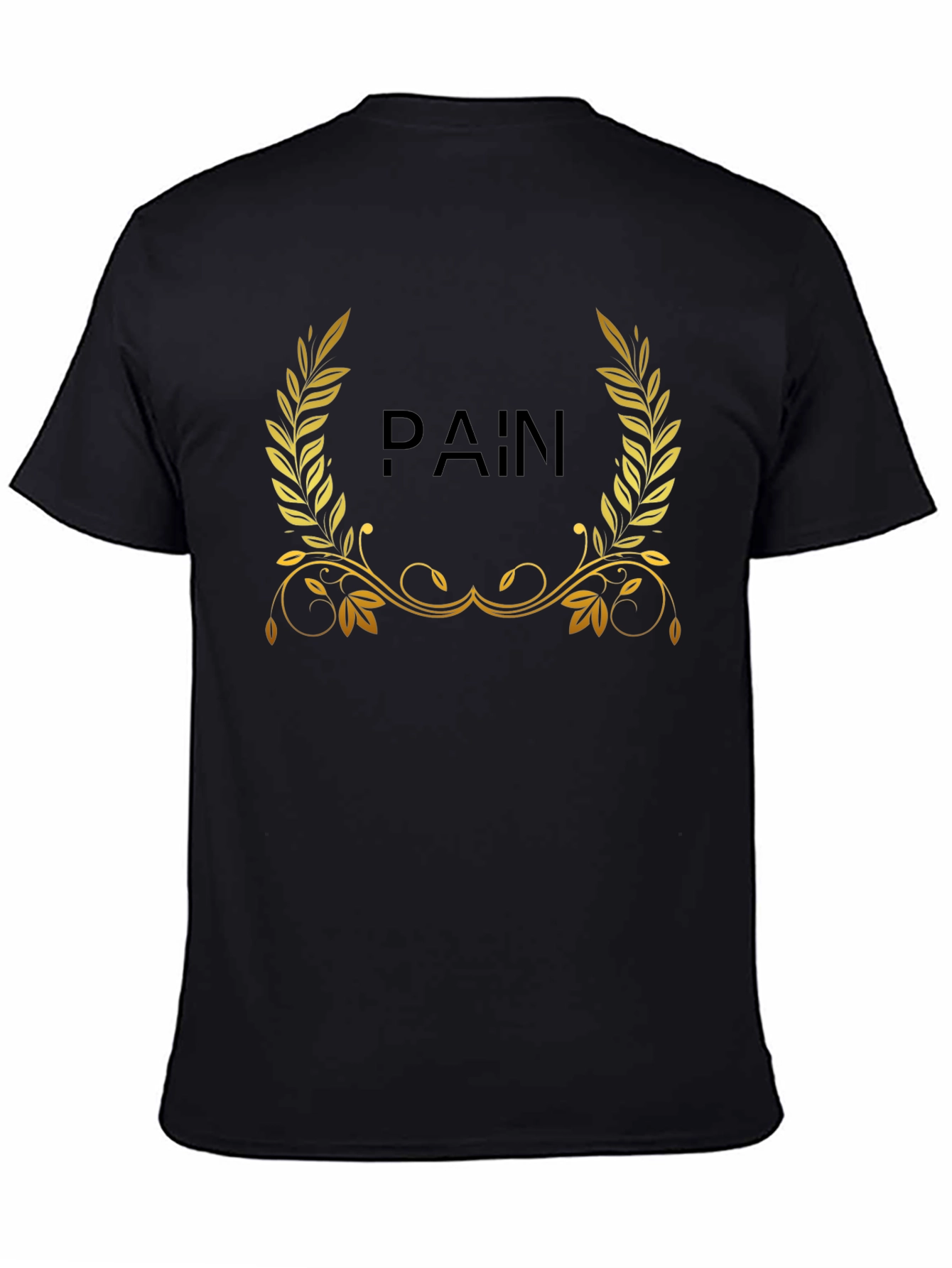 Pain Wreath Graphic T-Shirt - Black