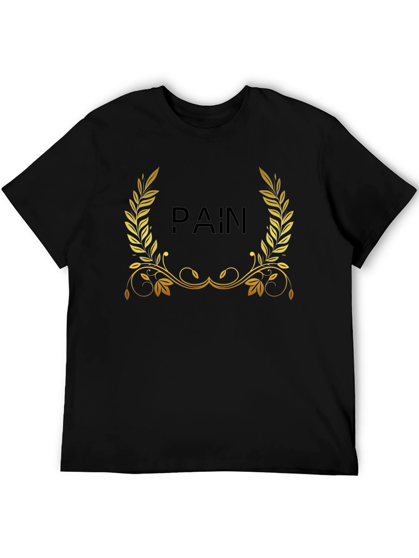 Pain Wreath Graphic T-Shirt - Black