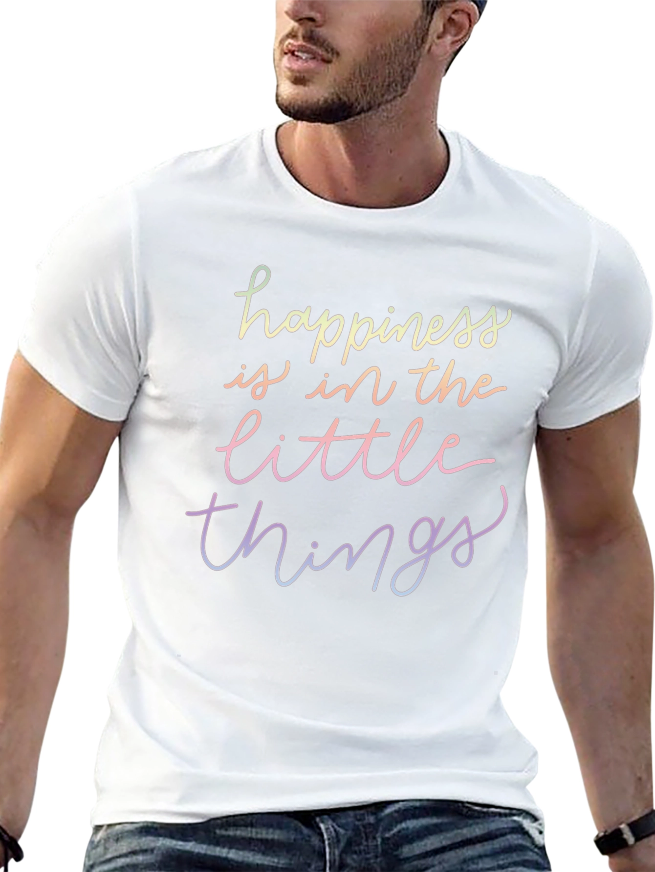 Happiness Little Things Graphic Tee