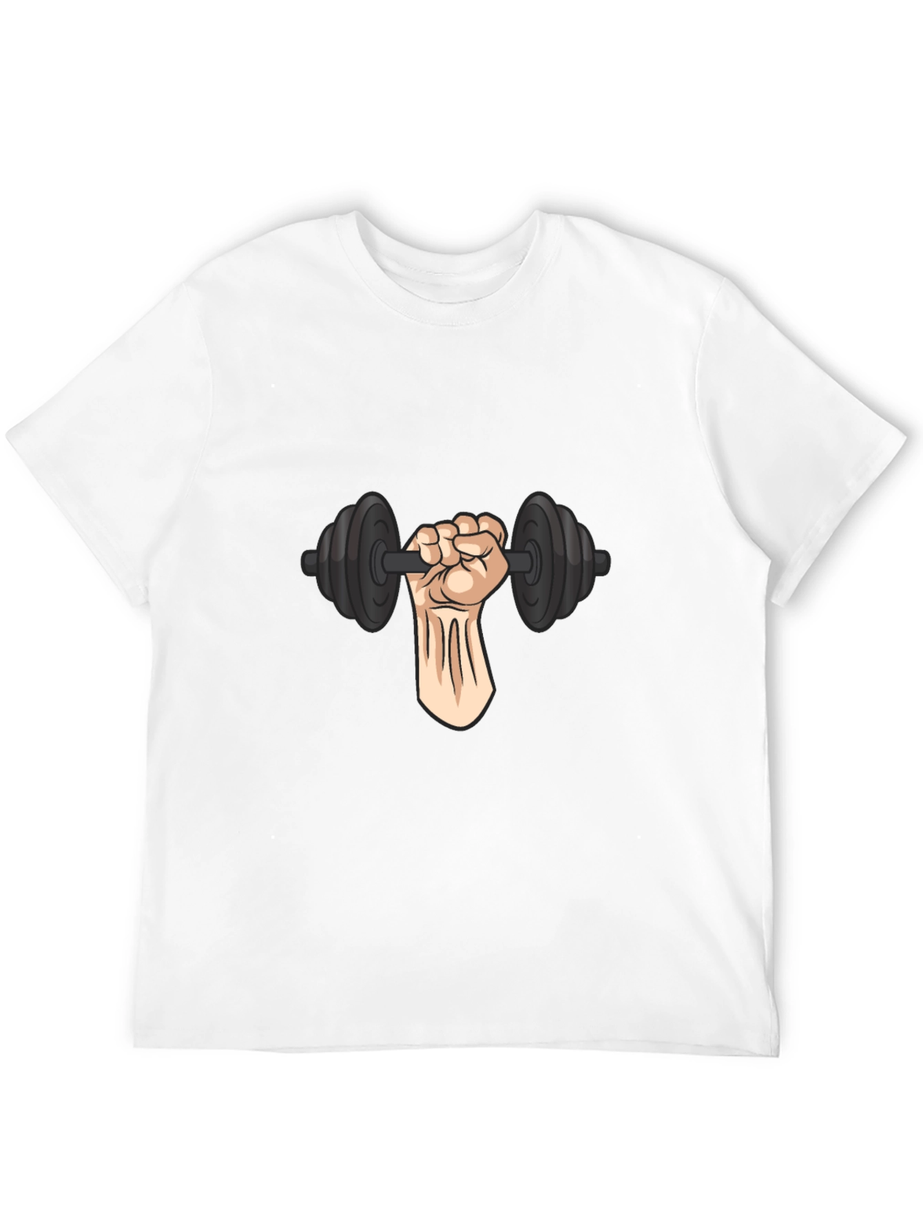 Weight Lifting Fist Graphic T-Shirt
