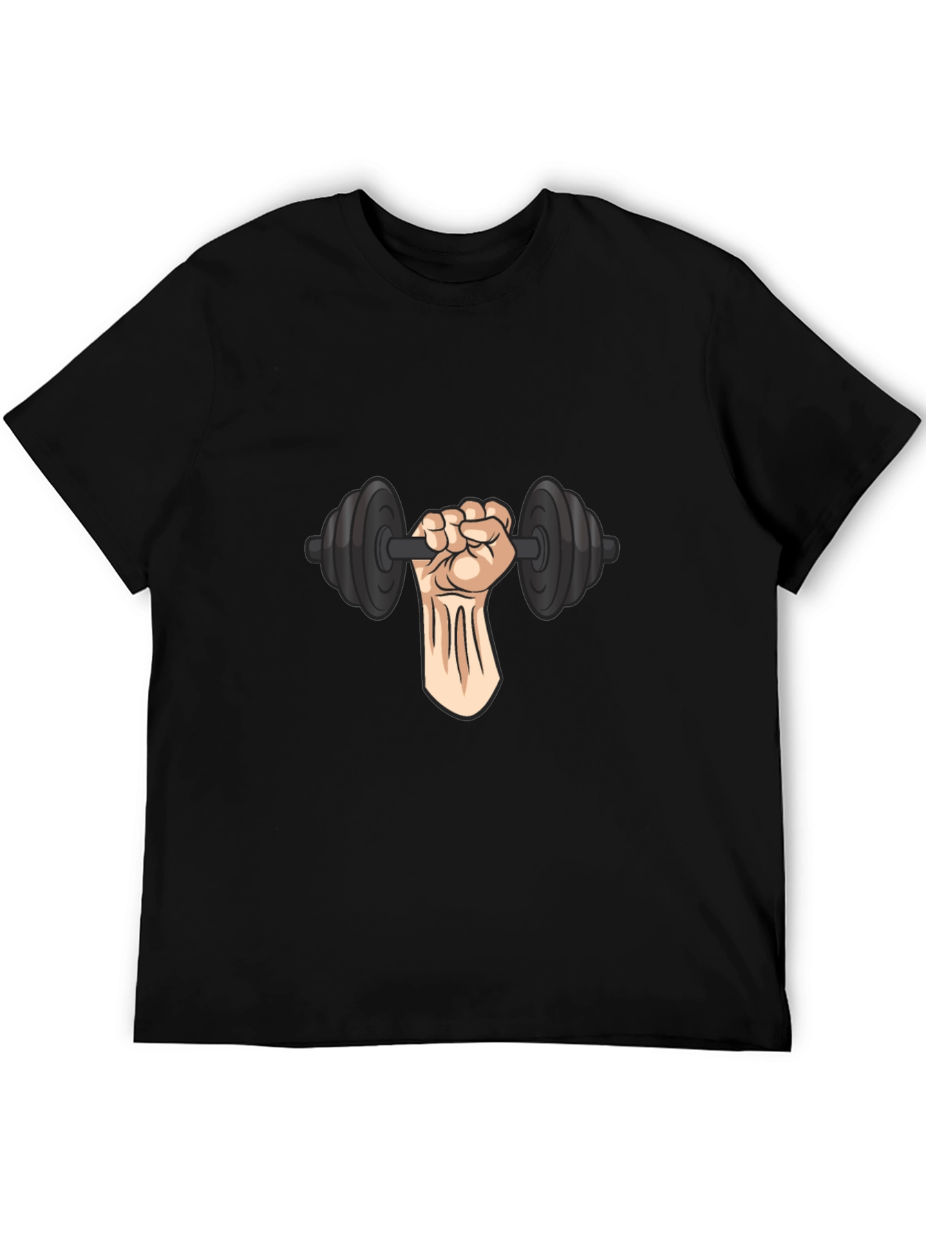 Weight Lifting Fist Graphic T-Shirt