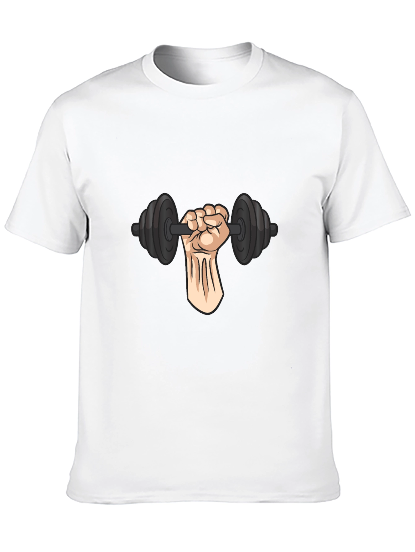 Weight Lifting Fist Graphic T-Shirt