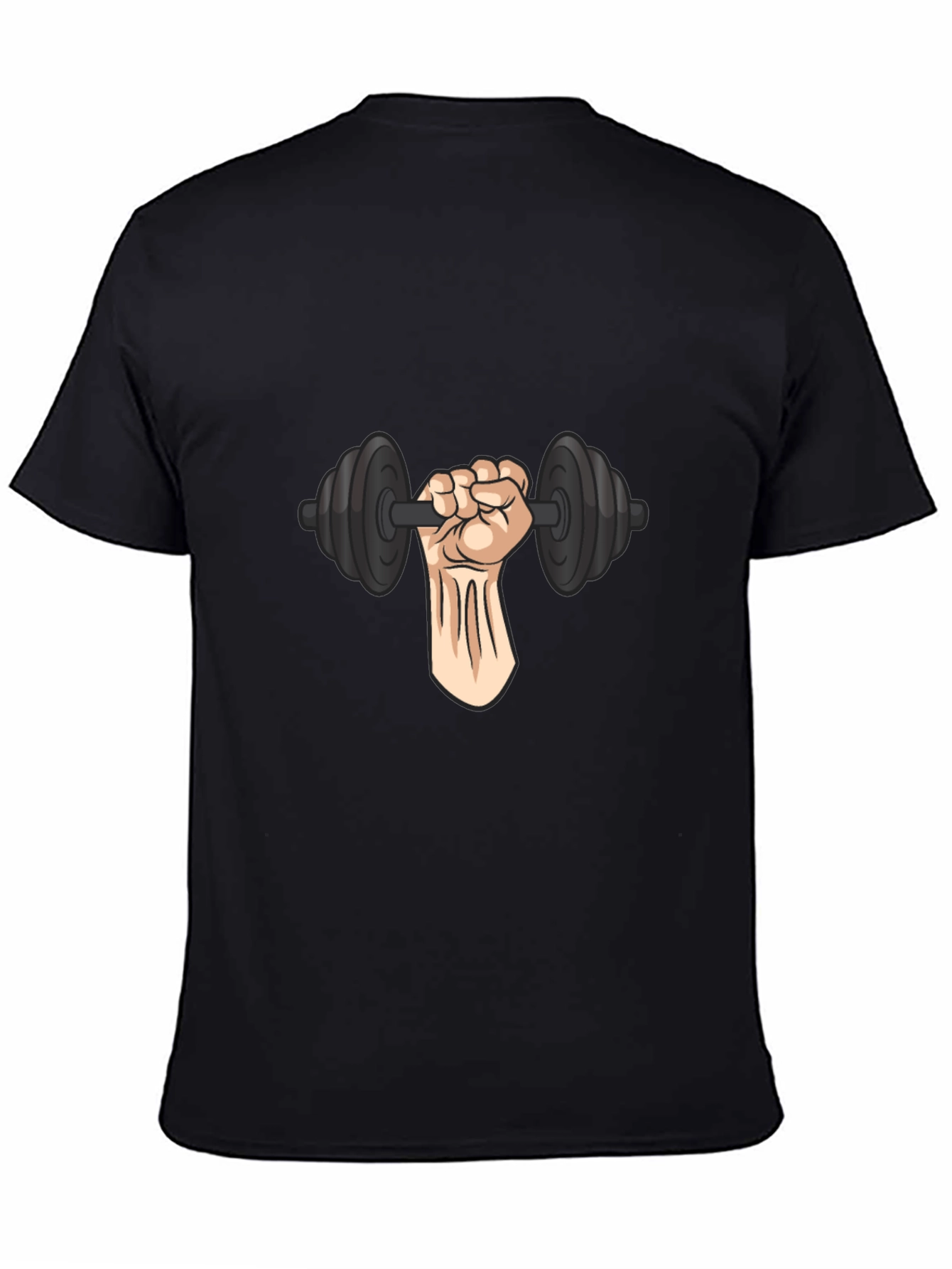Weight Lifting Fist Graphic T-Shirt