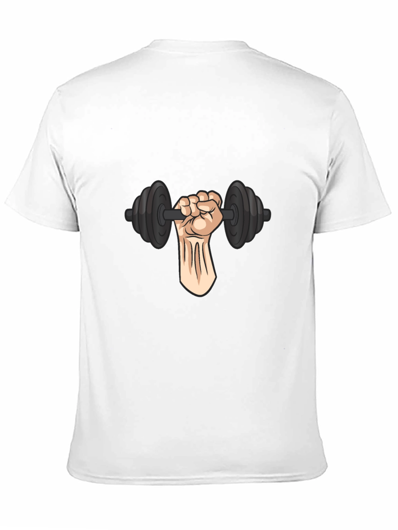 Weight Lifting Fist Graphic T-Shirt