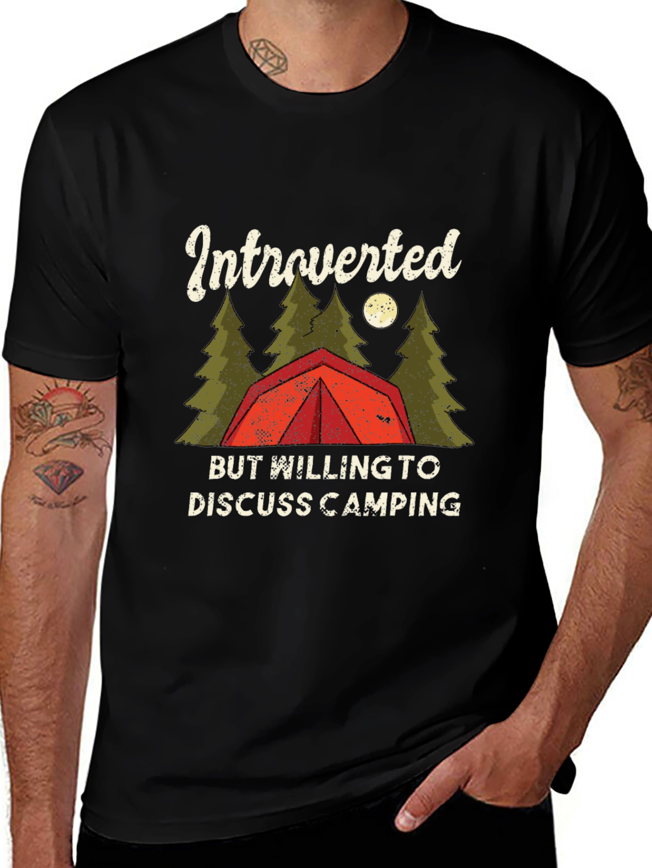 Introverted Camping T-Shirt
