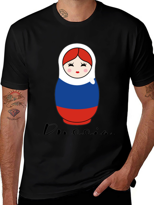 Russian Doll Tee - Unique Graphic T-Shirt