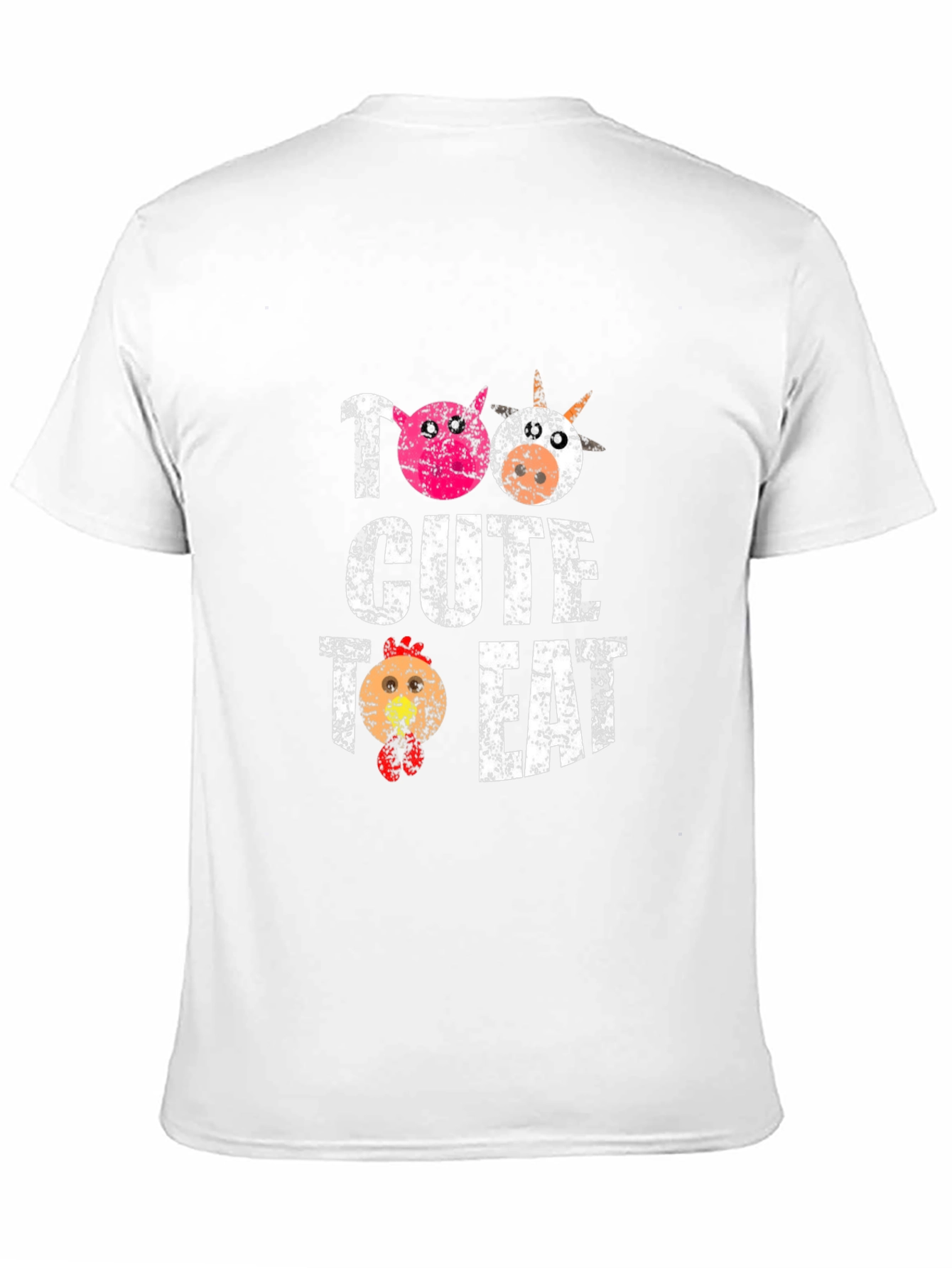 Too Cute To Eat - Farm Animal Lover T-Shirt