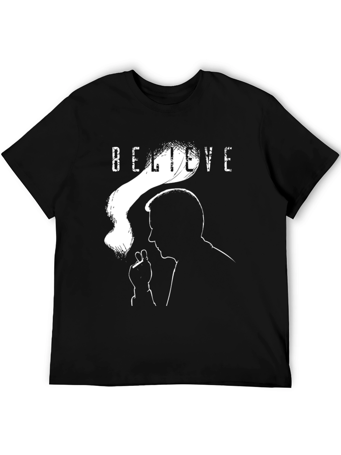 Believe Silhouette Graphic Tee - Classic Black