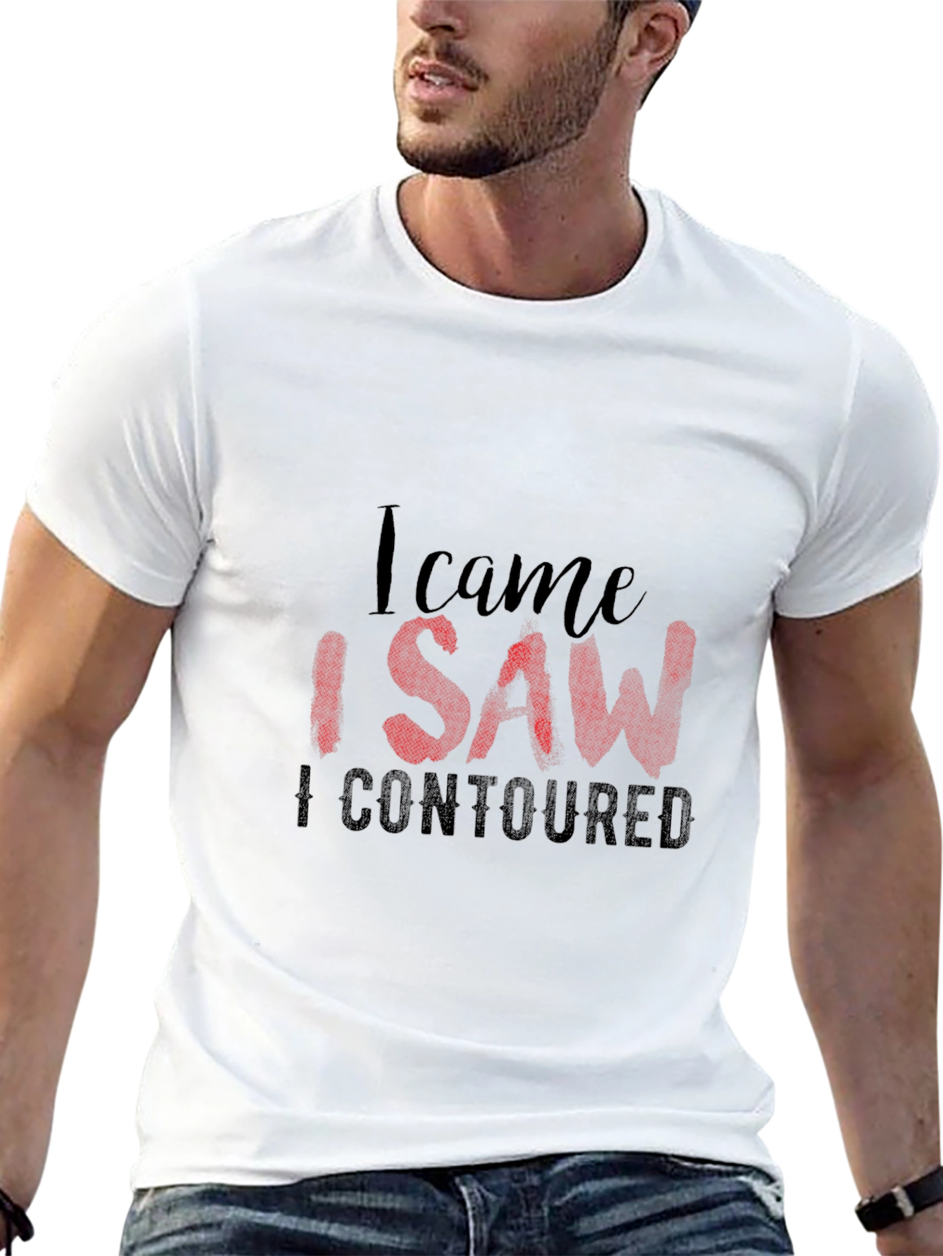 I Came I Saw I Contoured Graphic Tee