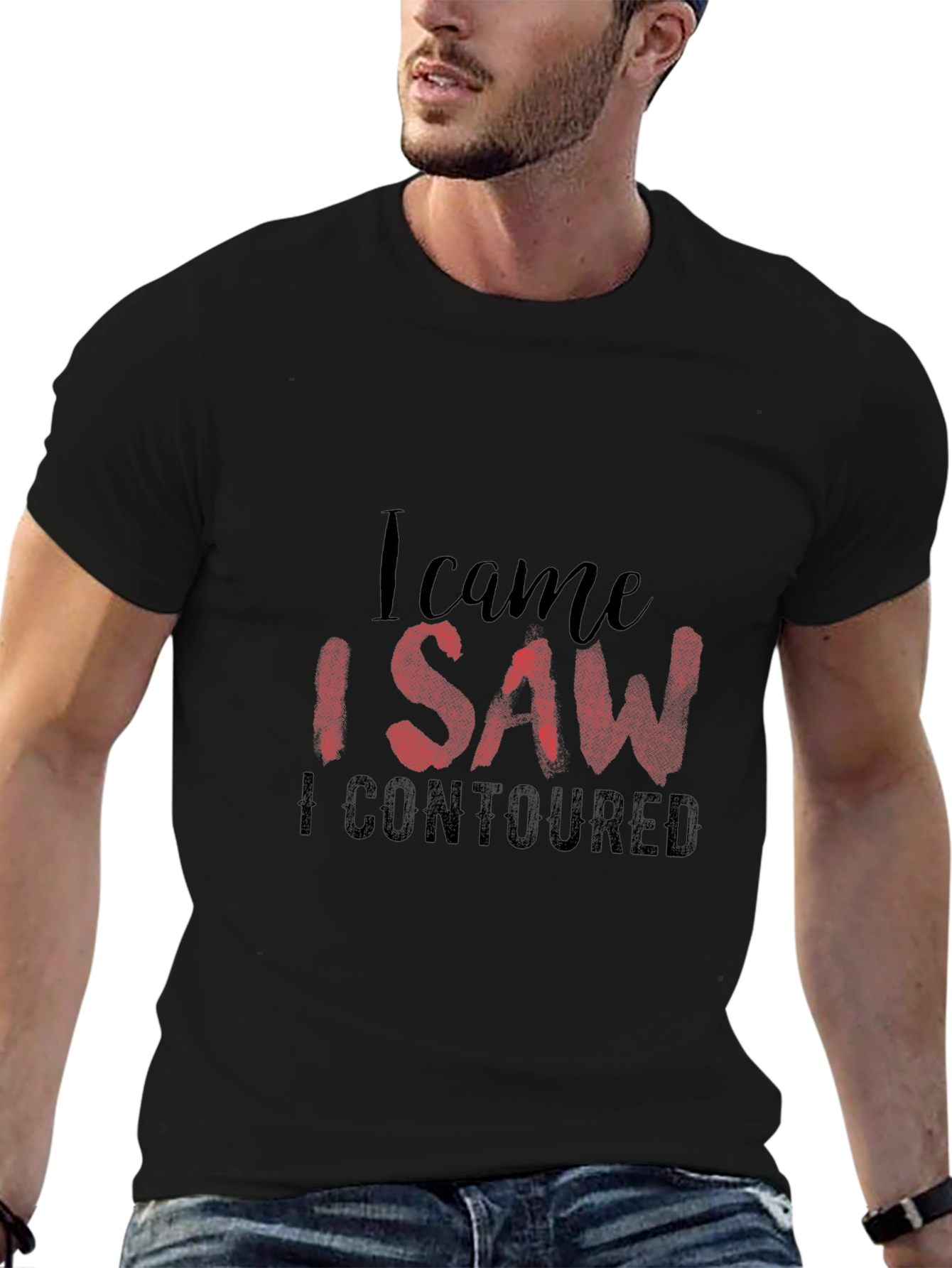 I Came I Saw I Contoured Graphic Tee