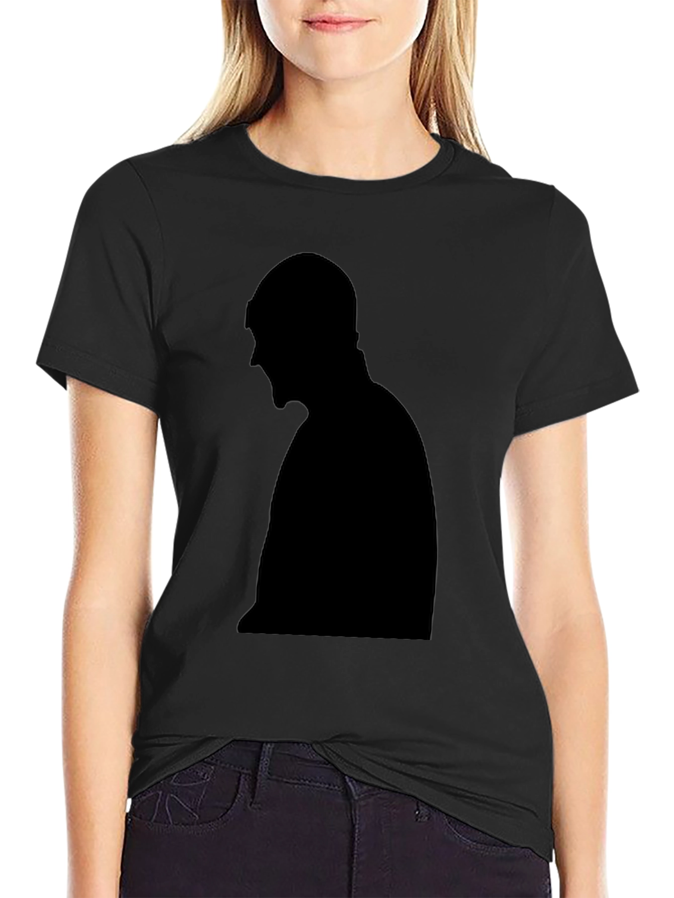Silhouette Graphic Tee - Unisex Black T-Shirt