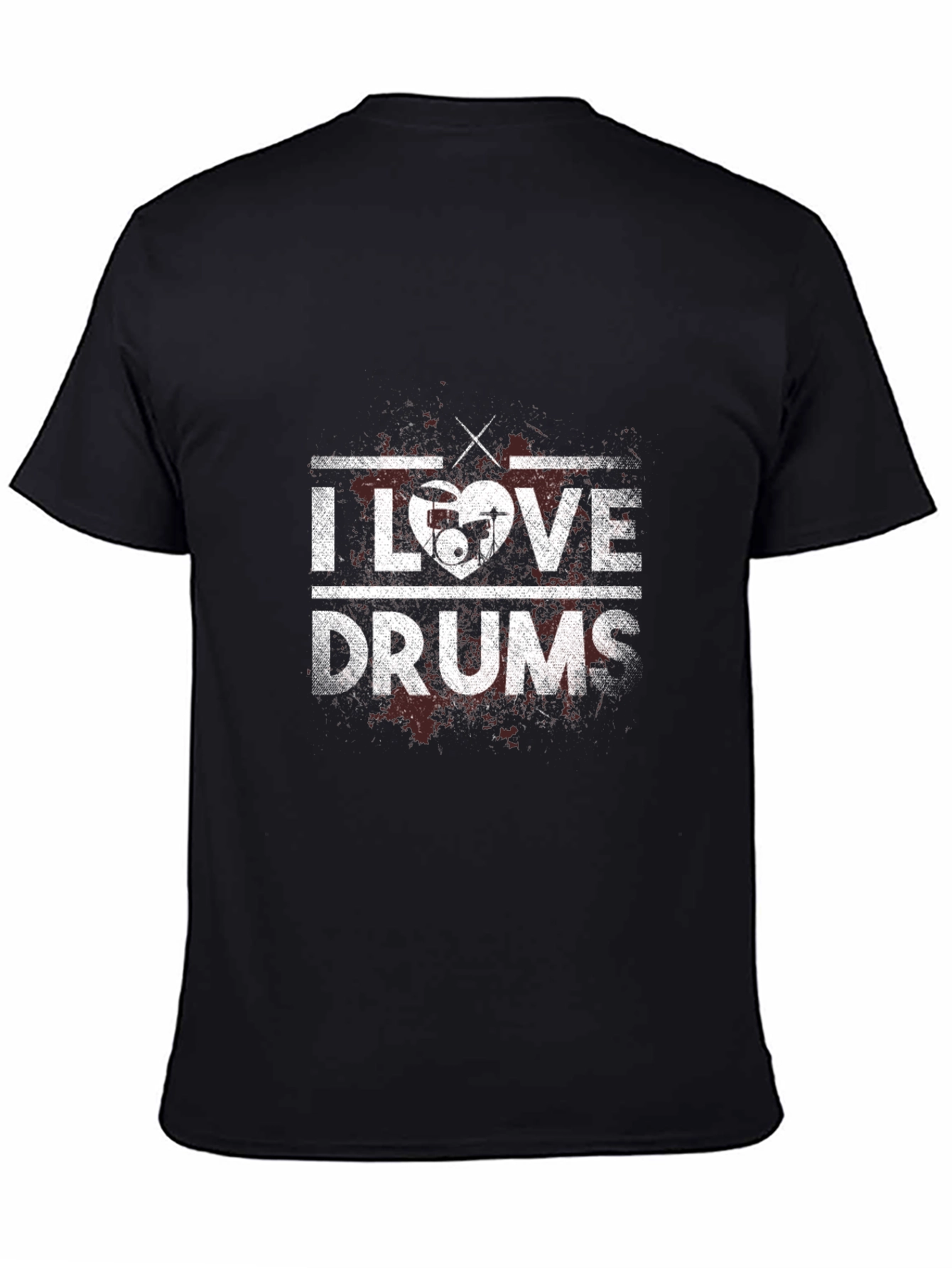 I Love Drums Graphic T-Shirt