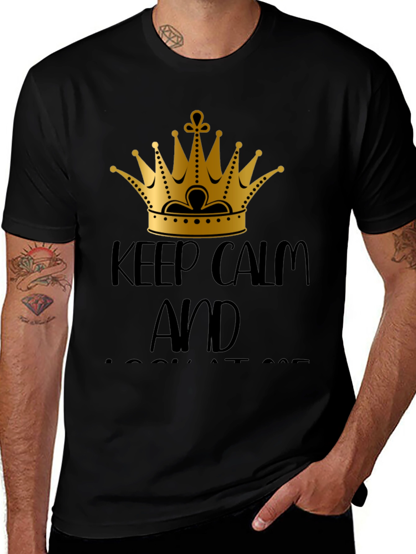 Keep Calm Crown Graphic T-Shirt