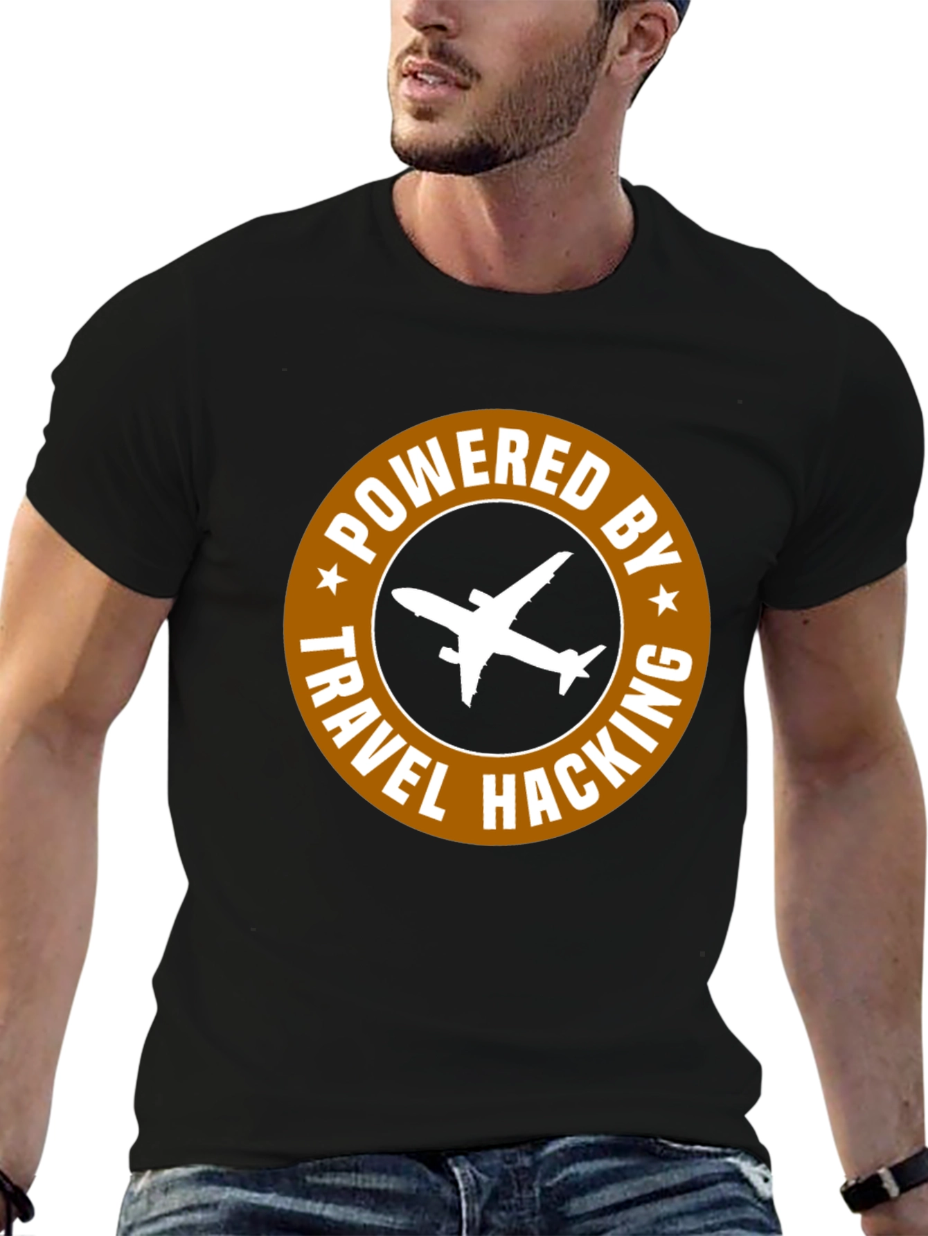 Travel Hacking Powered T-Shirt - Aviation Lover