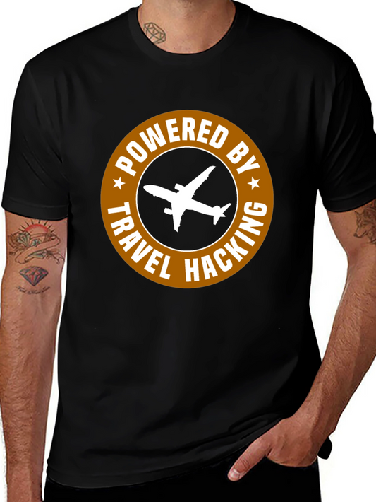 Travel Hacking Powered T-Shirt - Aviation Lover