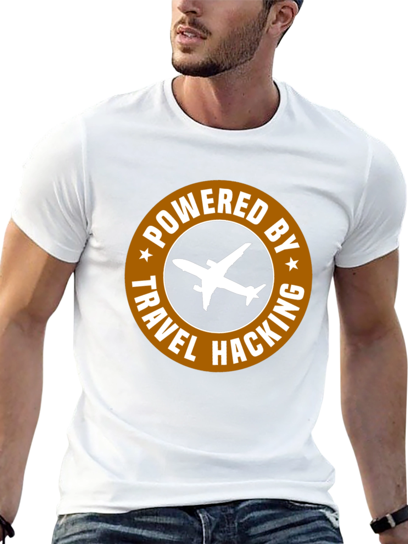 Travel Hacking Powered T-Shirt - Aviation Lover