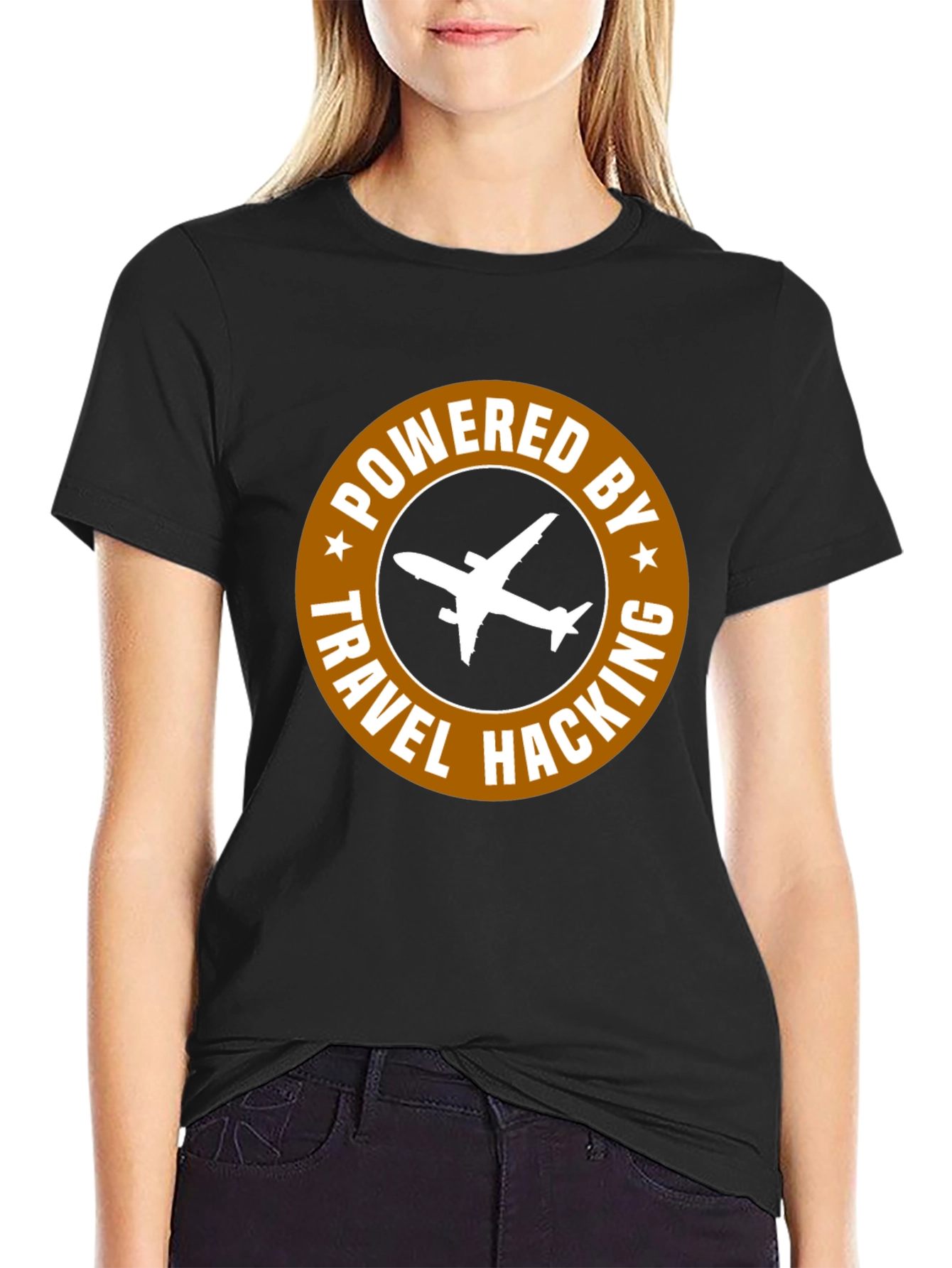 Travel Hacking Powered T-Shirt - Aviation Lover