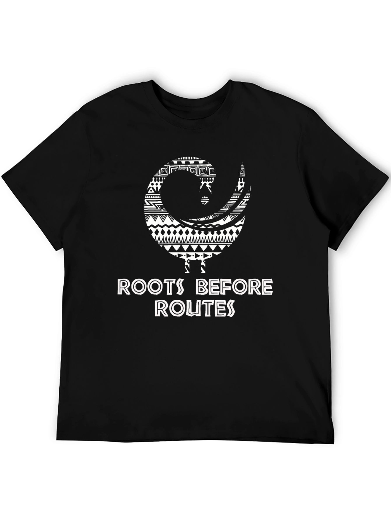 Roots Before Routes Graphic Tee - Black