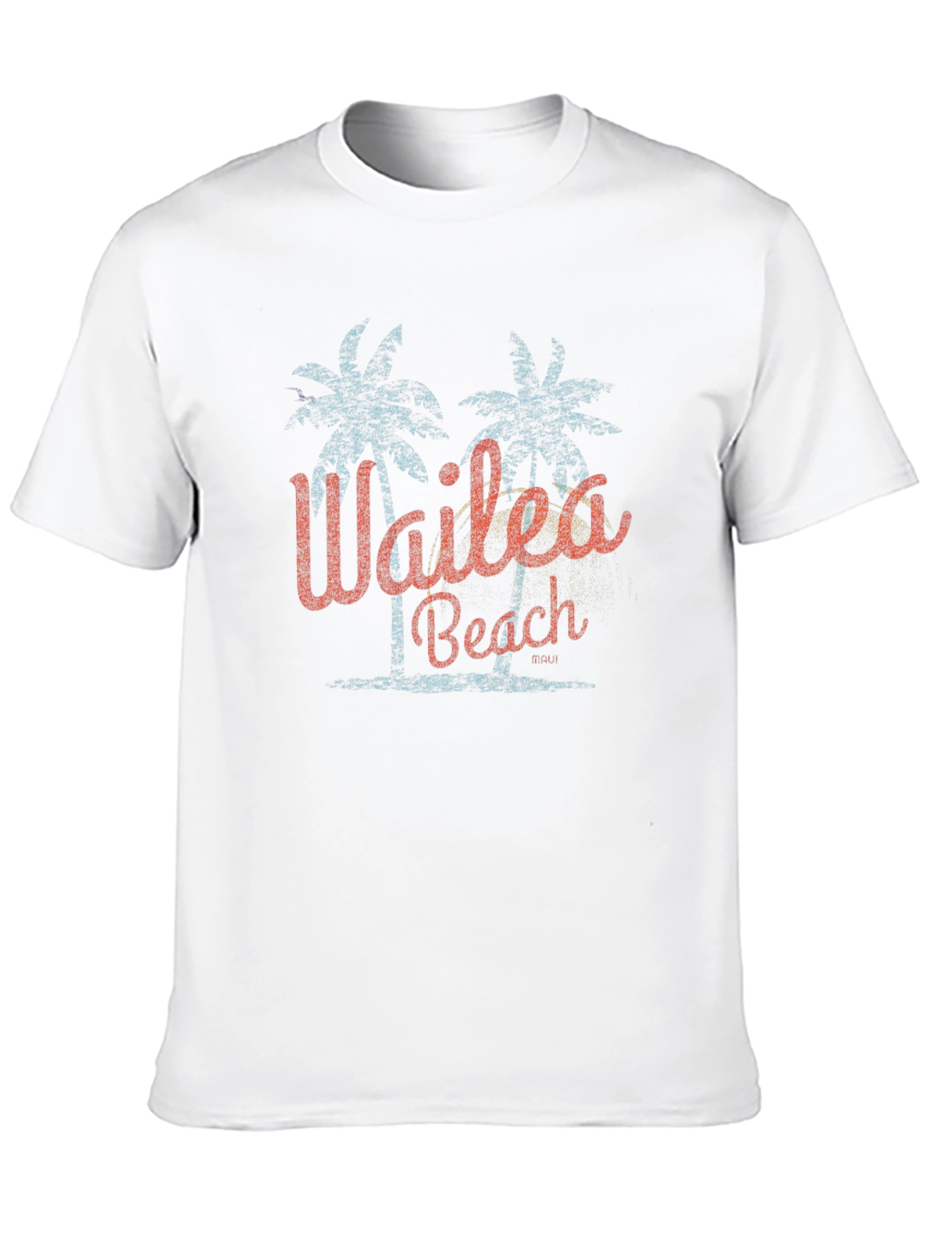 Wailea Beach Palm Tree Graphic T-Shirt