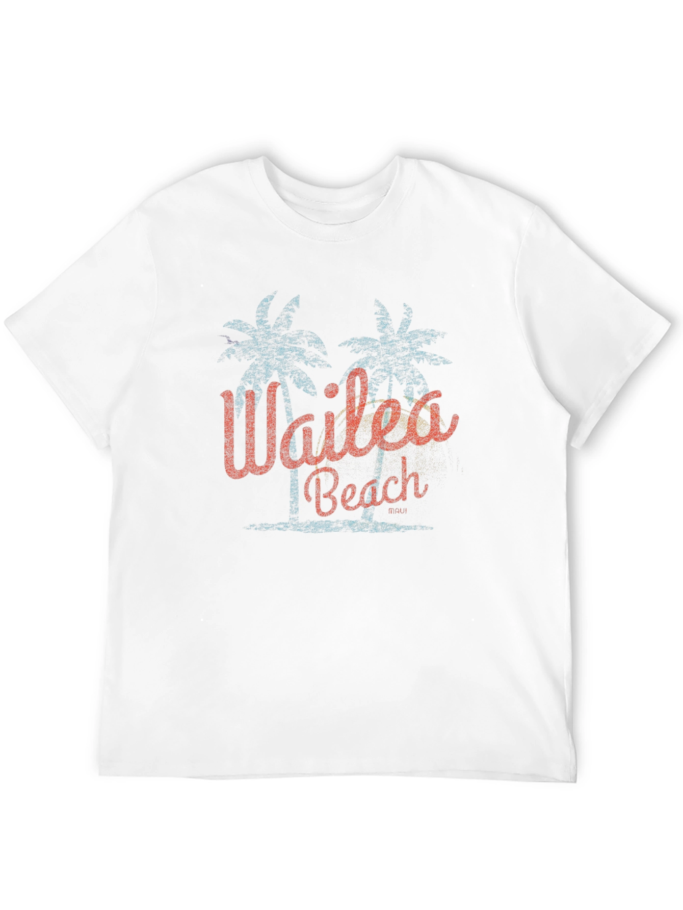 Wailea Beach Palm Tree Graphic T-Shirt
