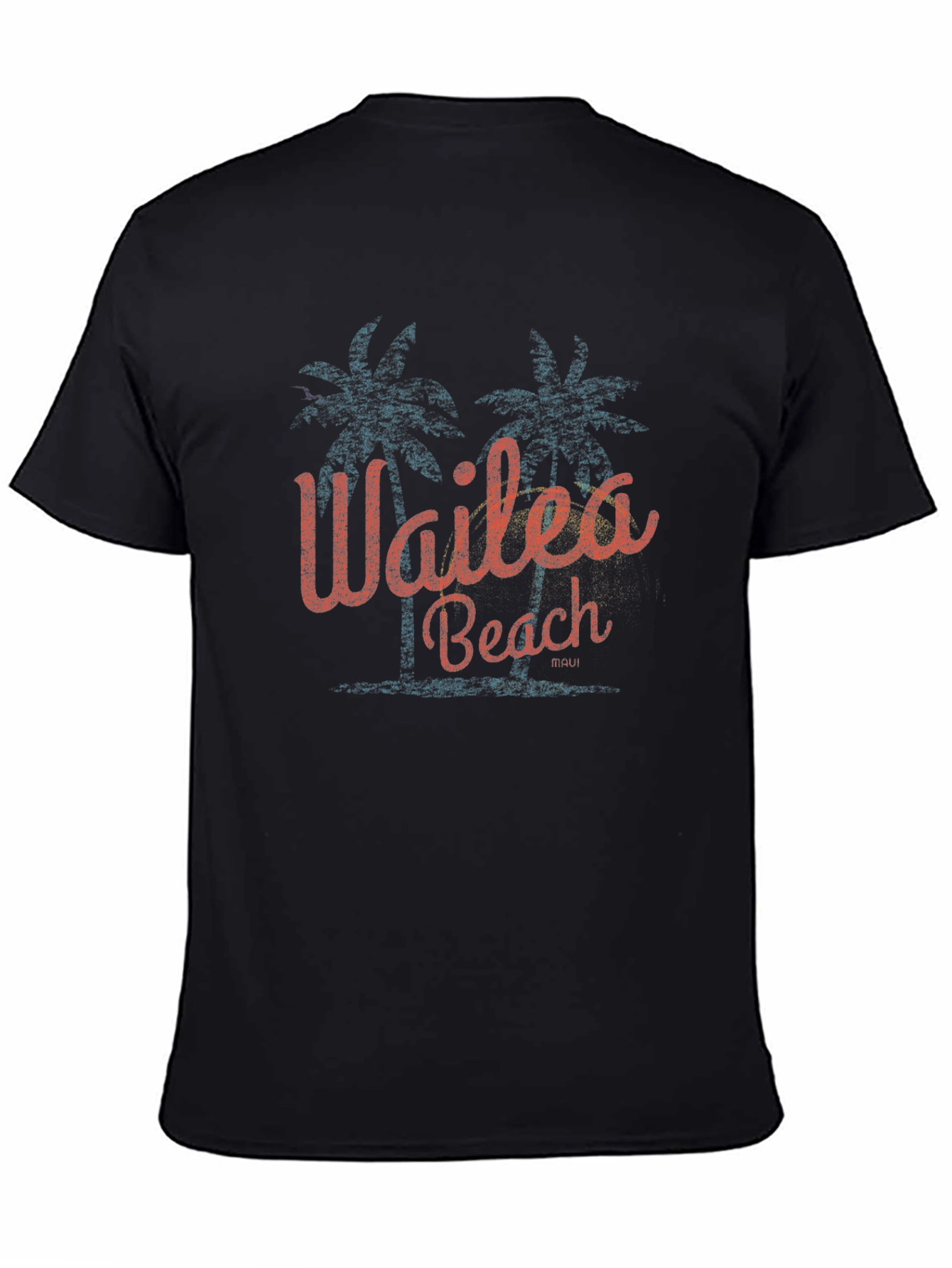 Wailea Beach Palm Tree Graphic T-Shirt