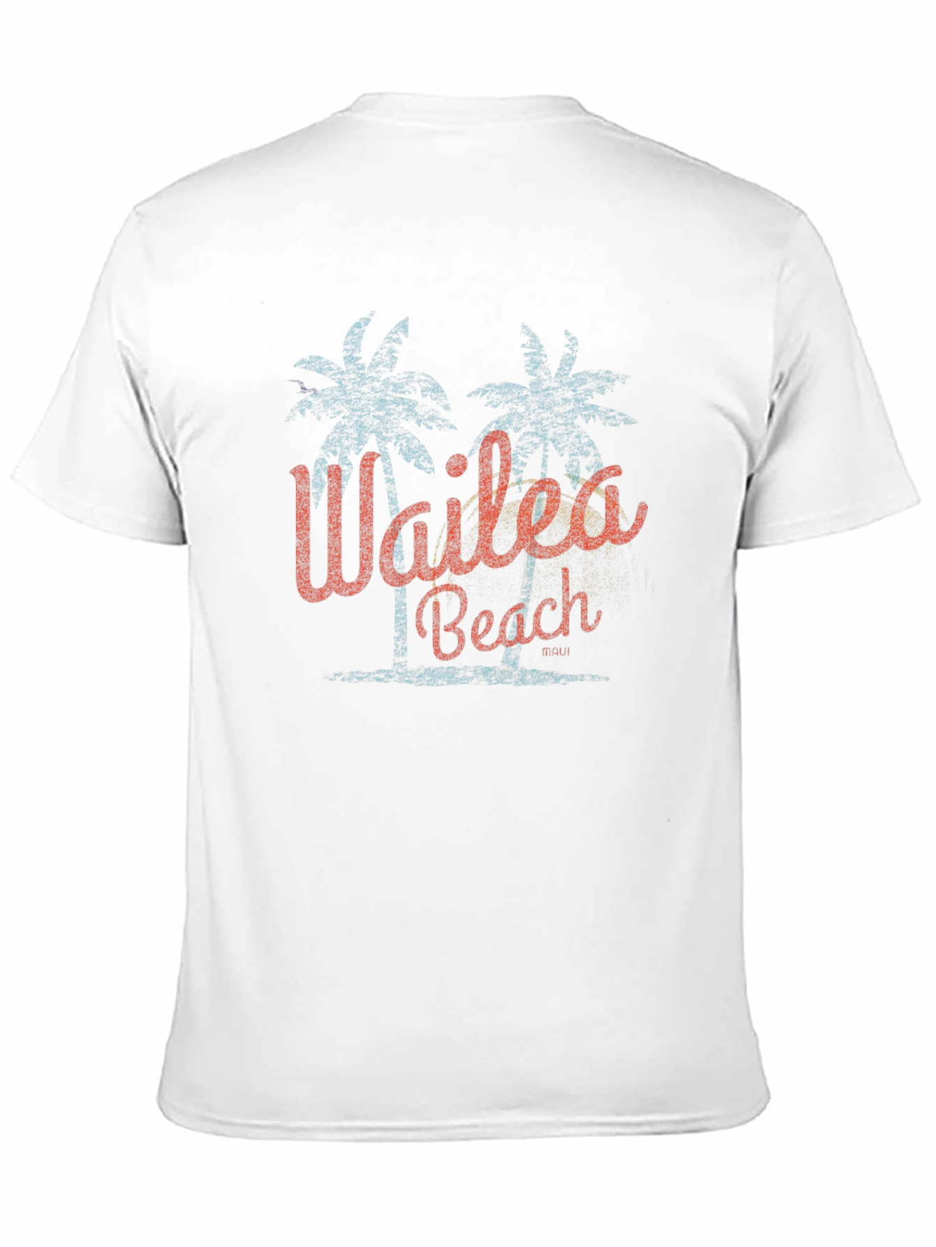 Wailea Beach Palm Tree Graphic T-Shirt