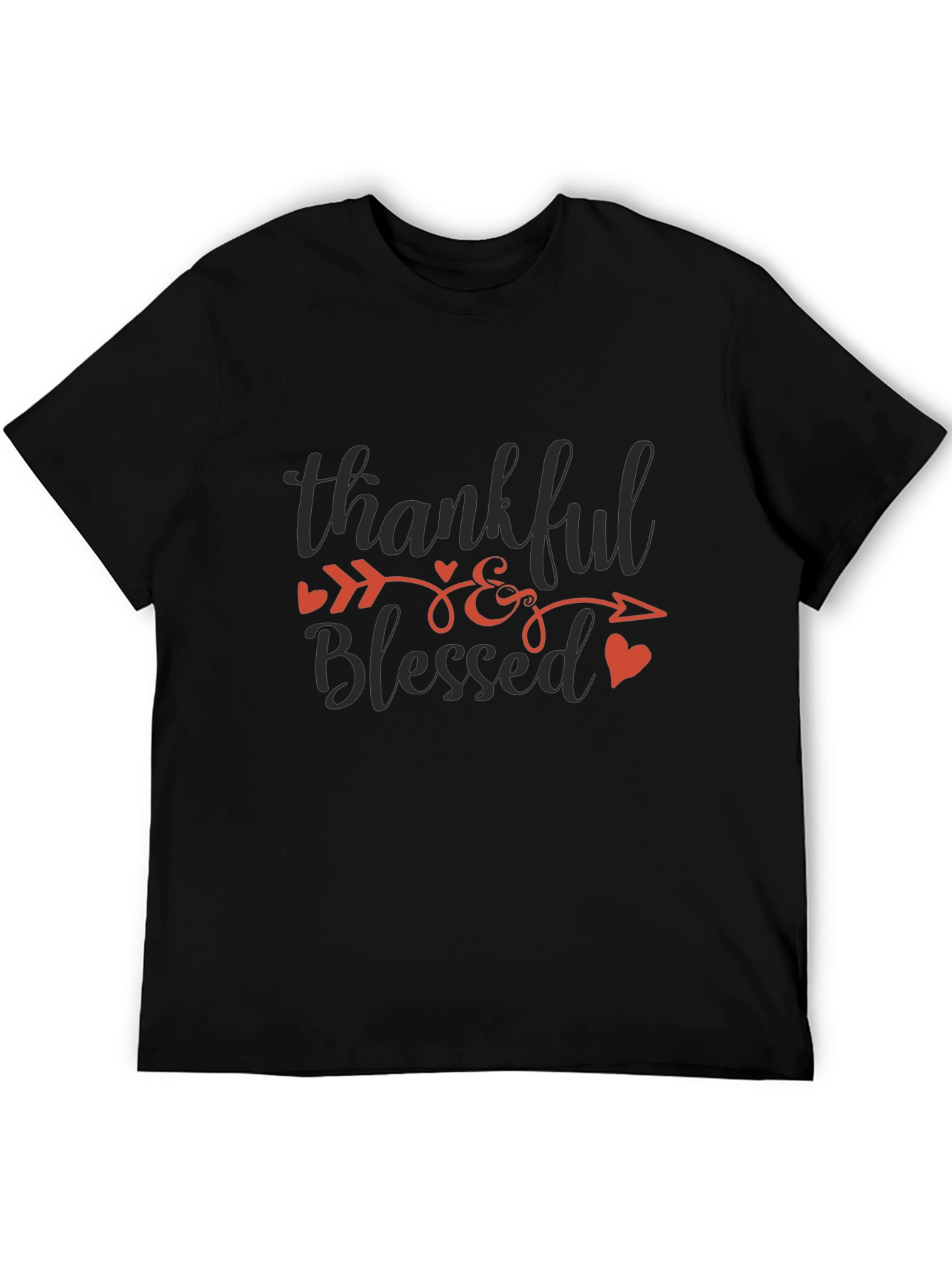 Thankful & Blessed Graphic T-Shirt