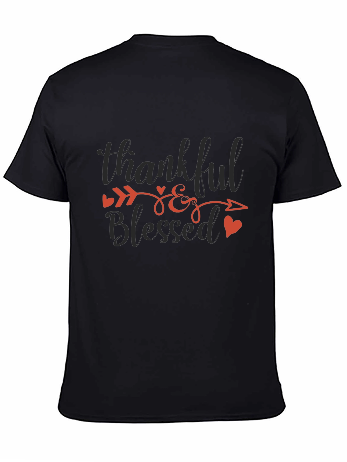 Thankful & Blessed Graphic T-Shirt