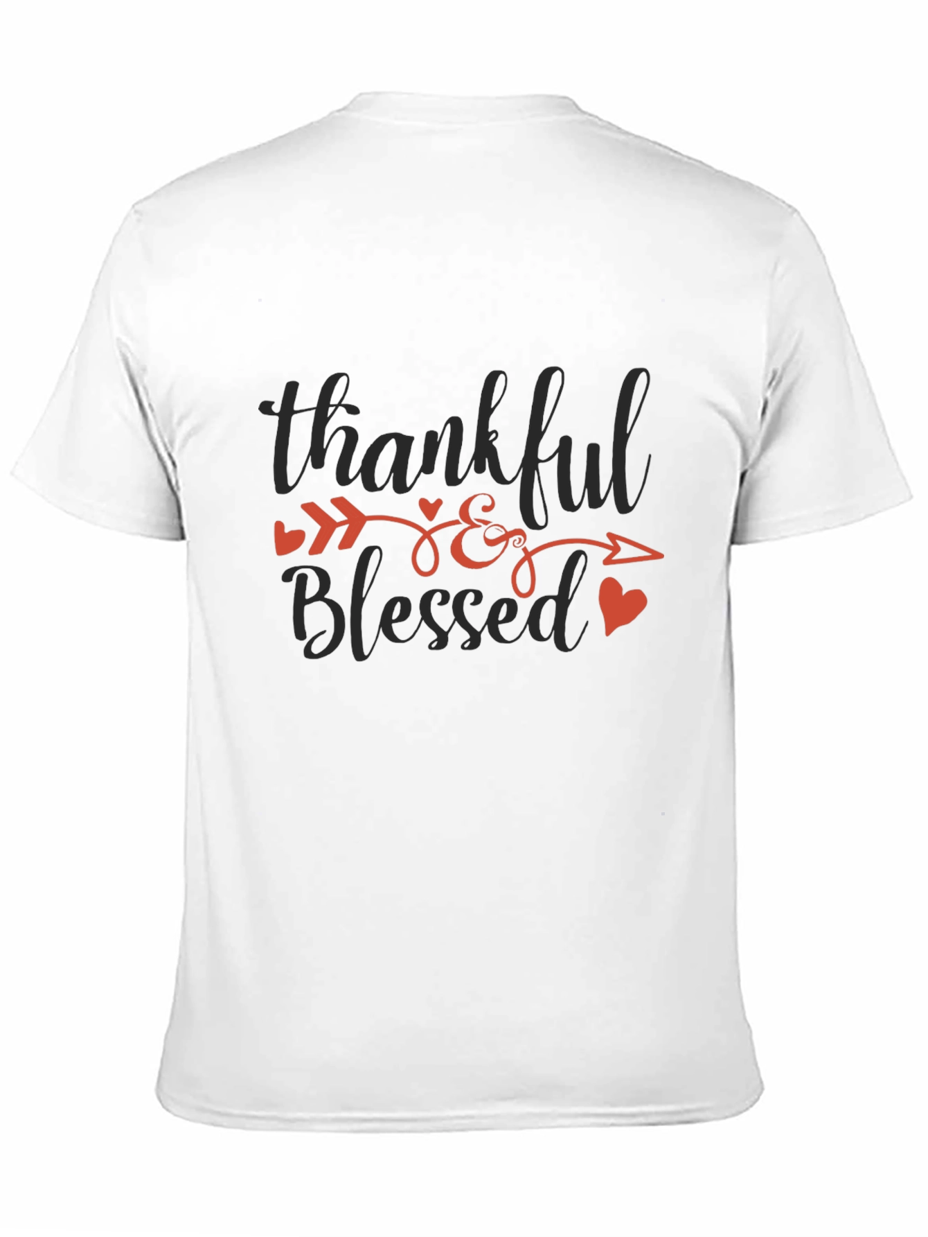 Thankful & Blessed Graphic T-Shirt