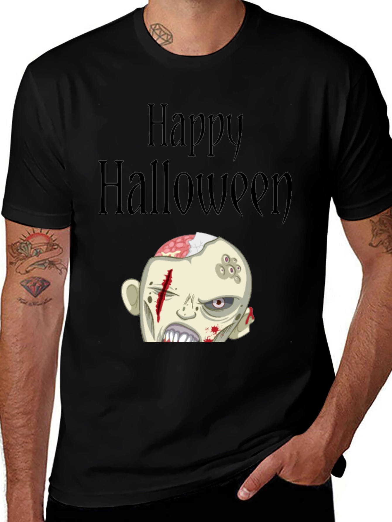 Happy Halloween Zombie T-Shirt