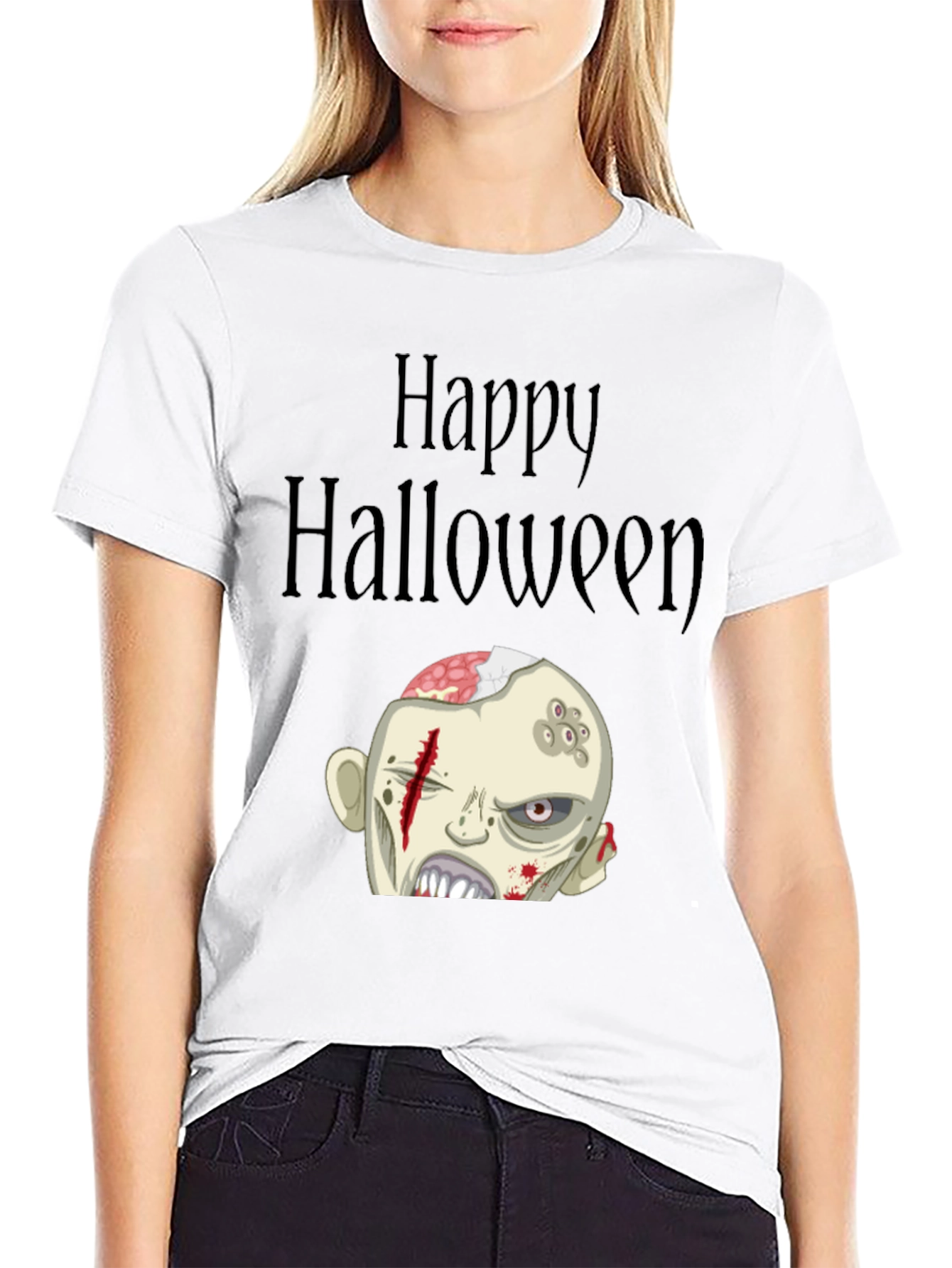 Happy Halloween Zombie T-Shirt