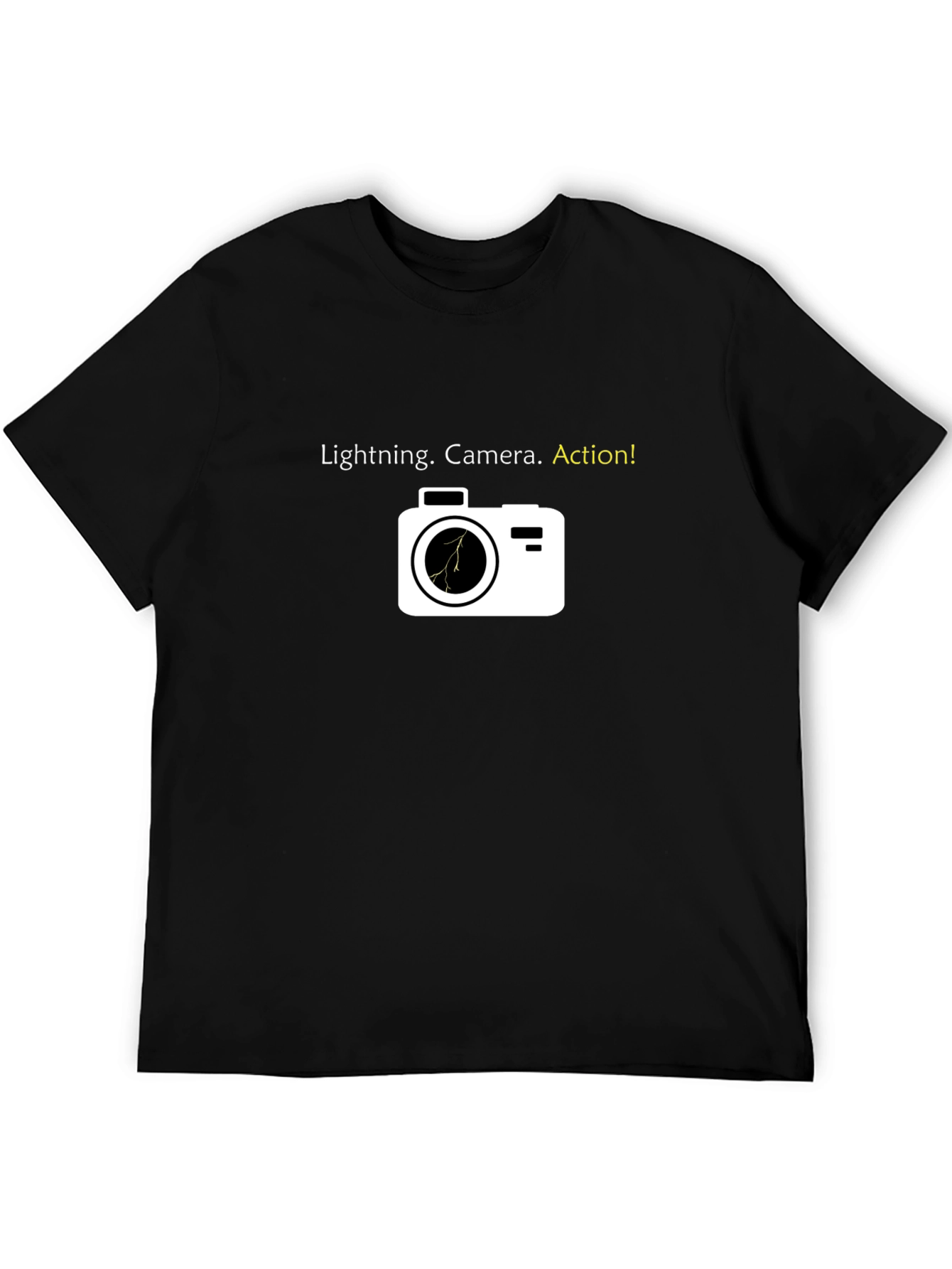 Lightning Camera Action Tee - Photographers Shirt