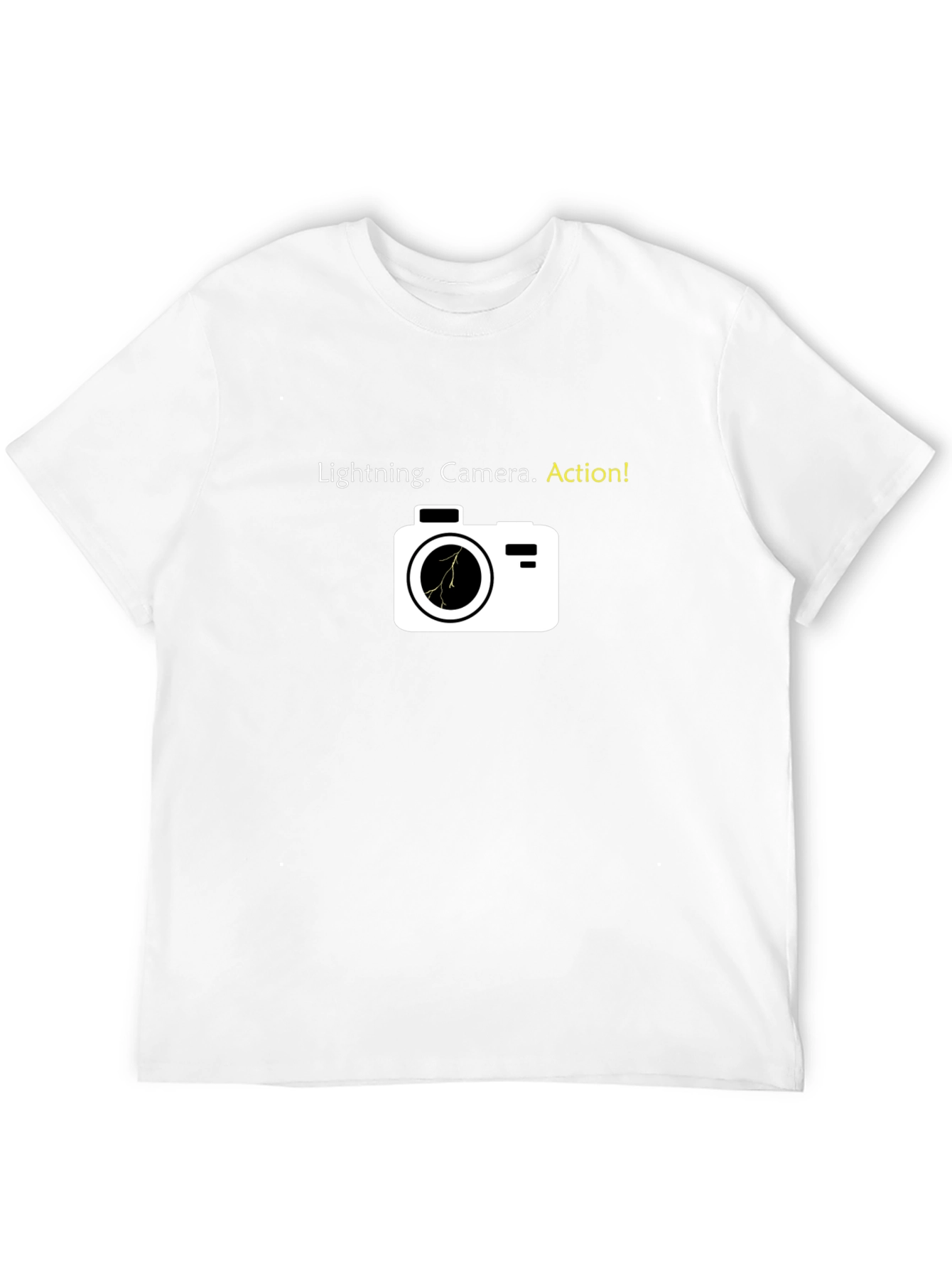 Lightning Camera Action Tee - Photographers Shirt