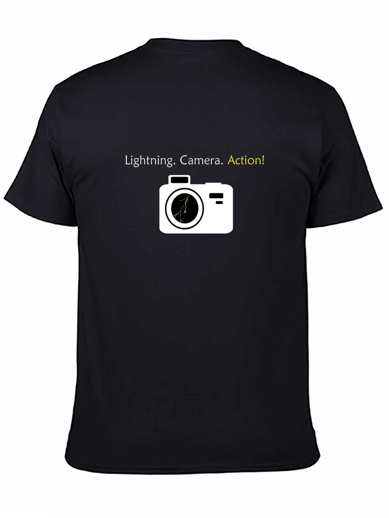 Lightning Camera Action Tee - Photographers Shirt