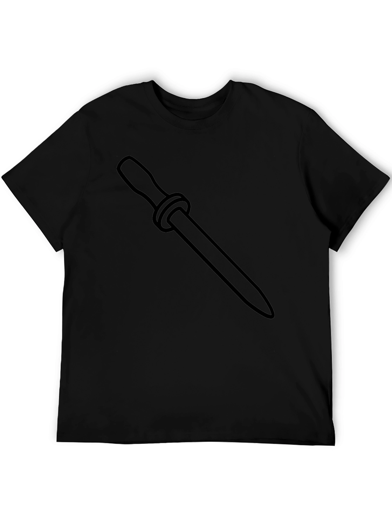 Black Pipette Graphic T-Shirt - Science Geek Apparel