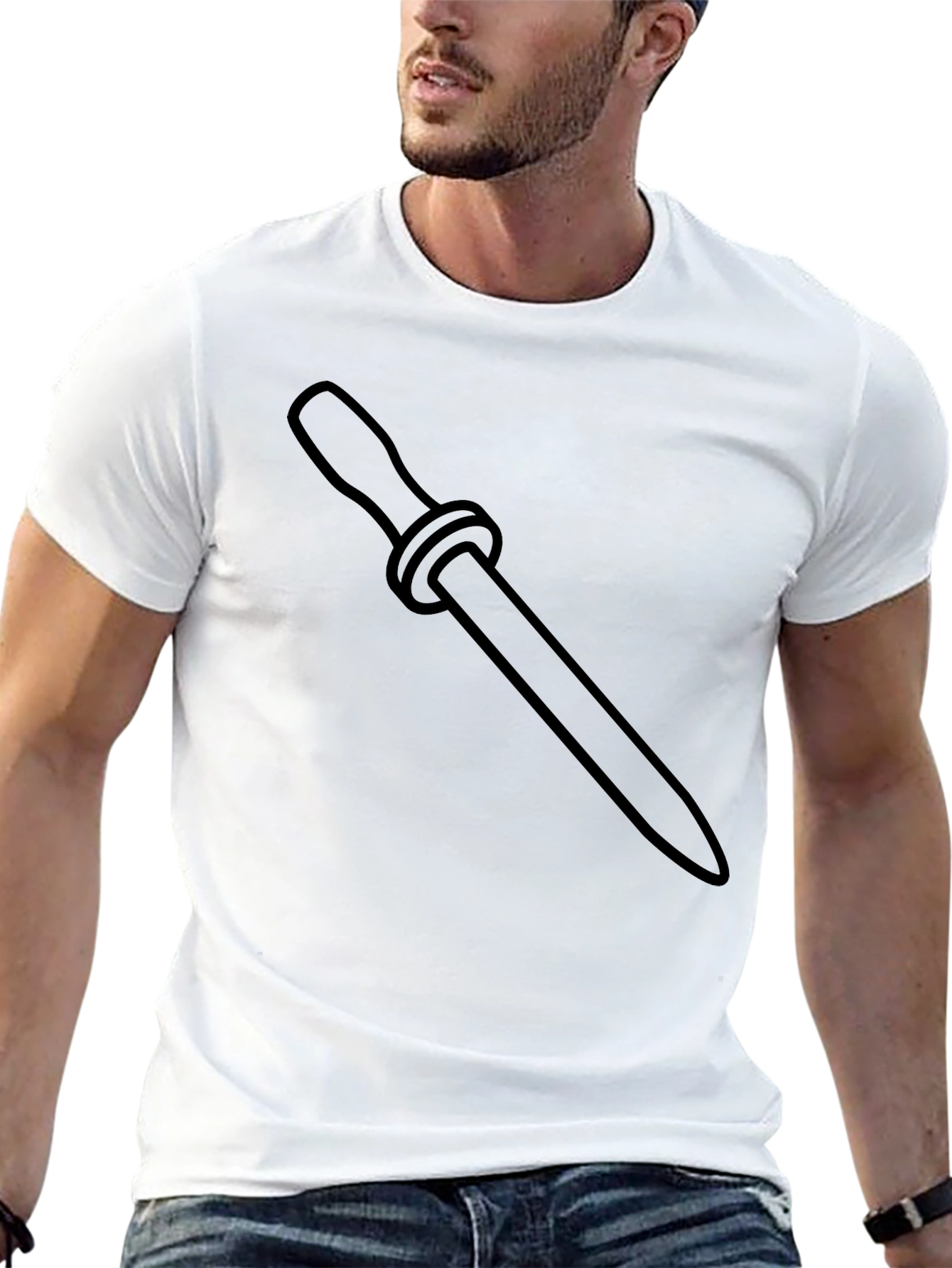 Black Pipette Graphic T-Shirt - Science Geek Apparel