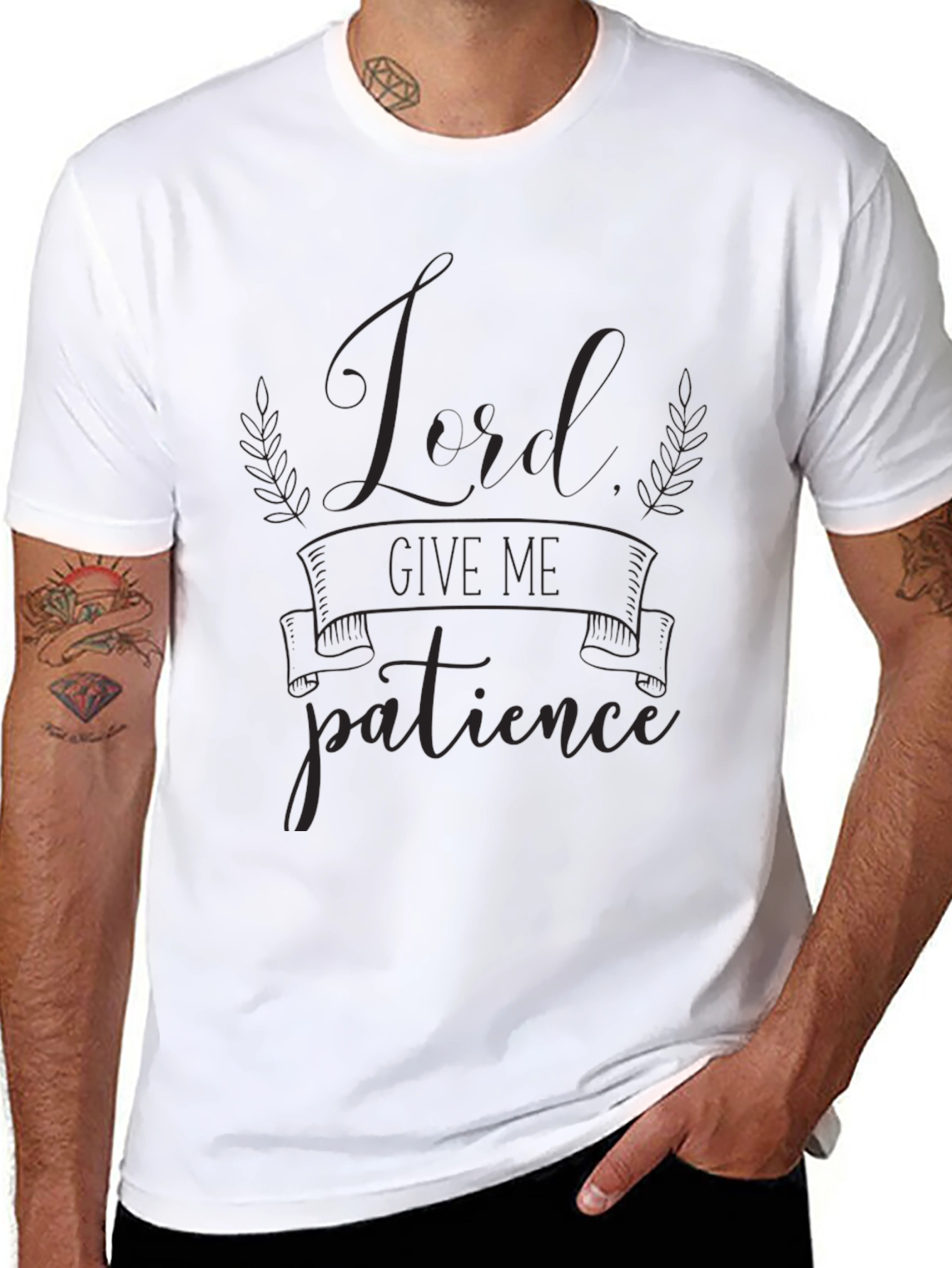 Lord Give Me Patience Graphic T-Shirt