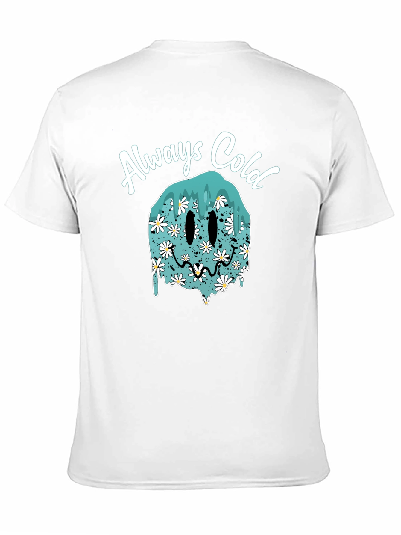 Always Cold Smiley Face T-Shirt - Trendy Graphic Tee