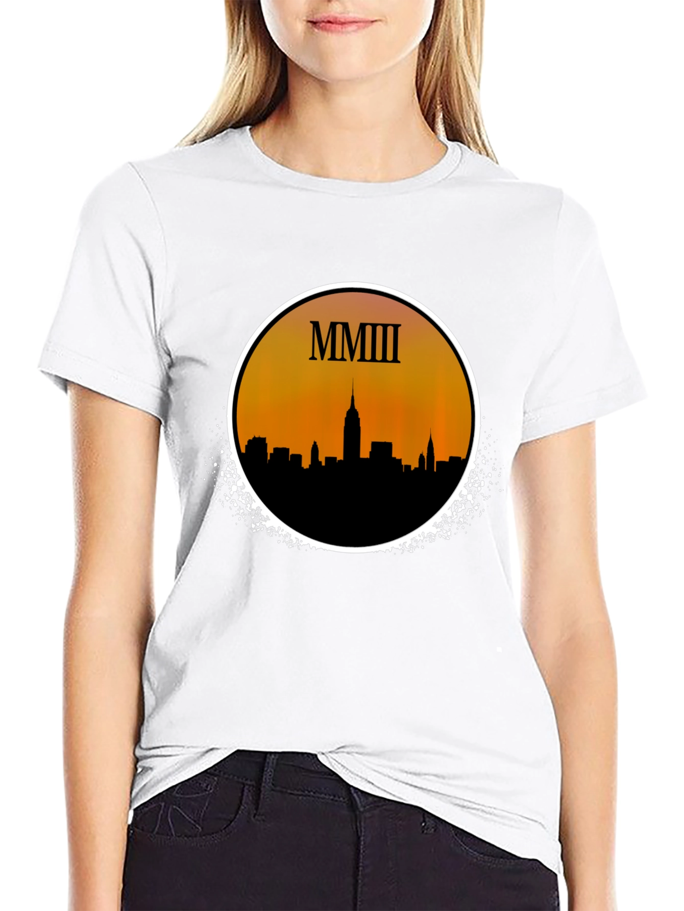 MMIII NYC Skyline Graphic T-Shirt