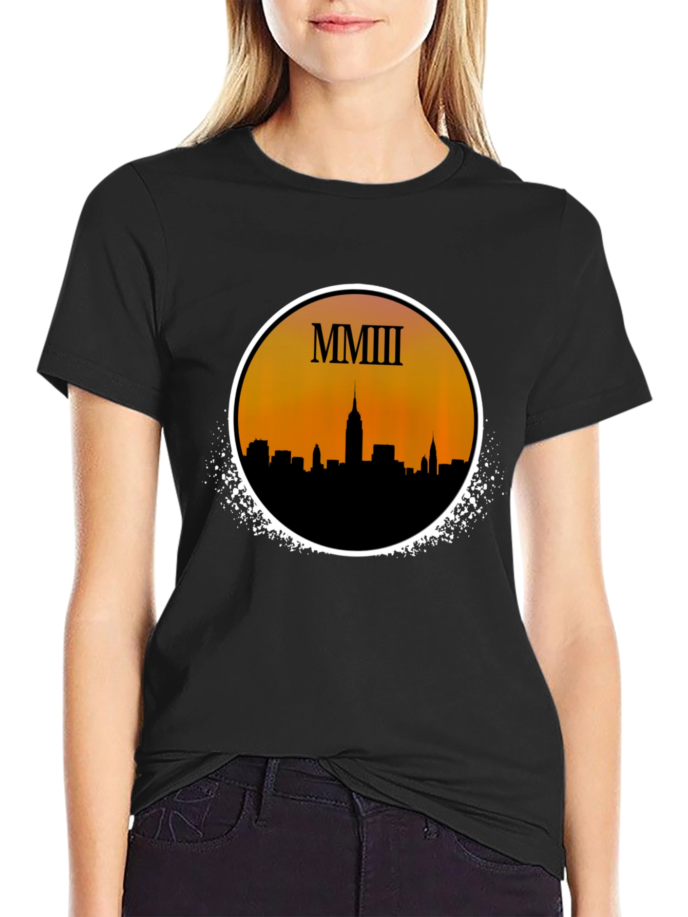 MMIII NYC Skyline Graphic T-Shirt