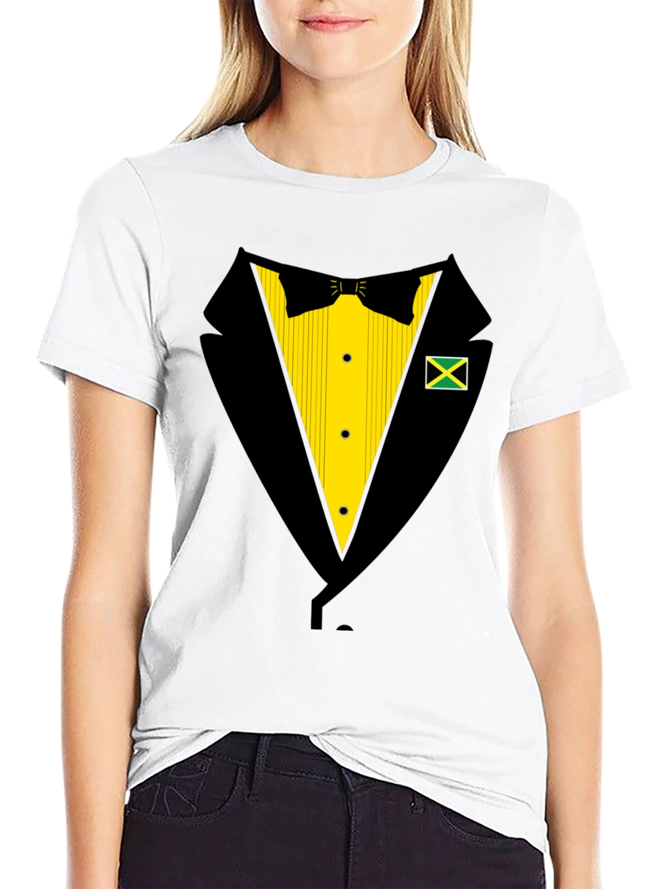 Jamaica Tuxedo T-Shirt - Fun Party Top