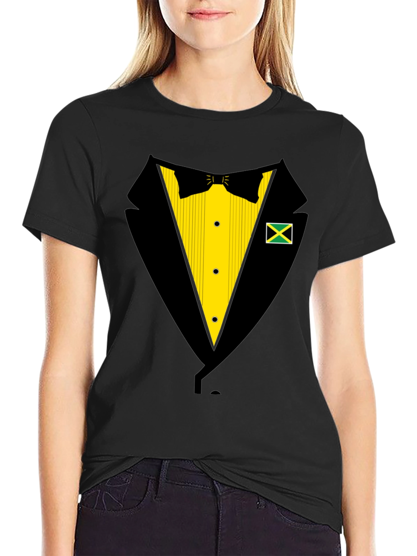 Jamaica Tuxedo T-Shirt - Fun Party Top