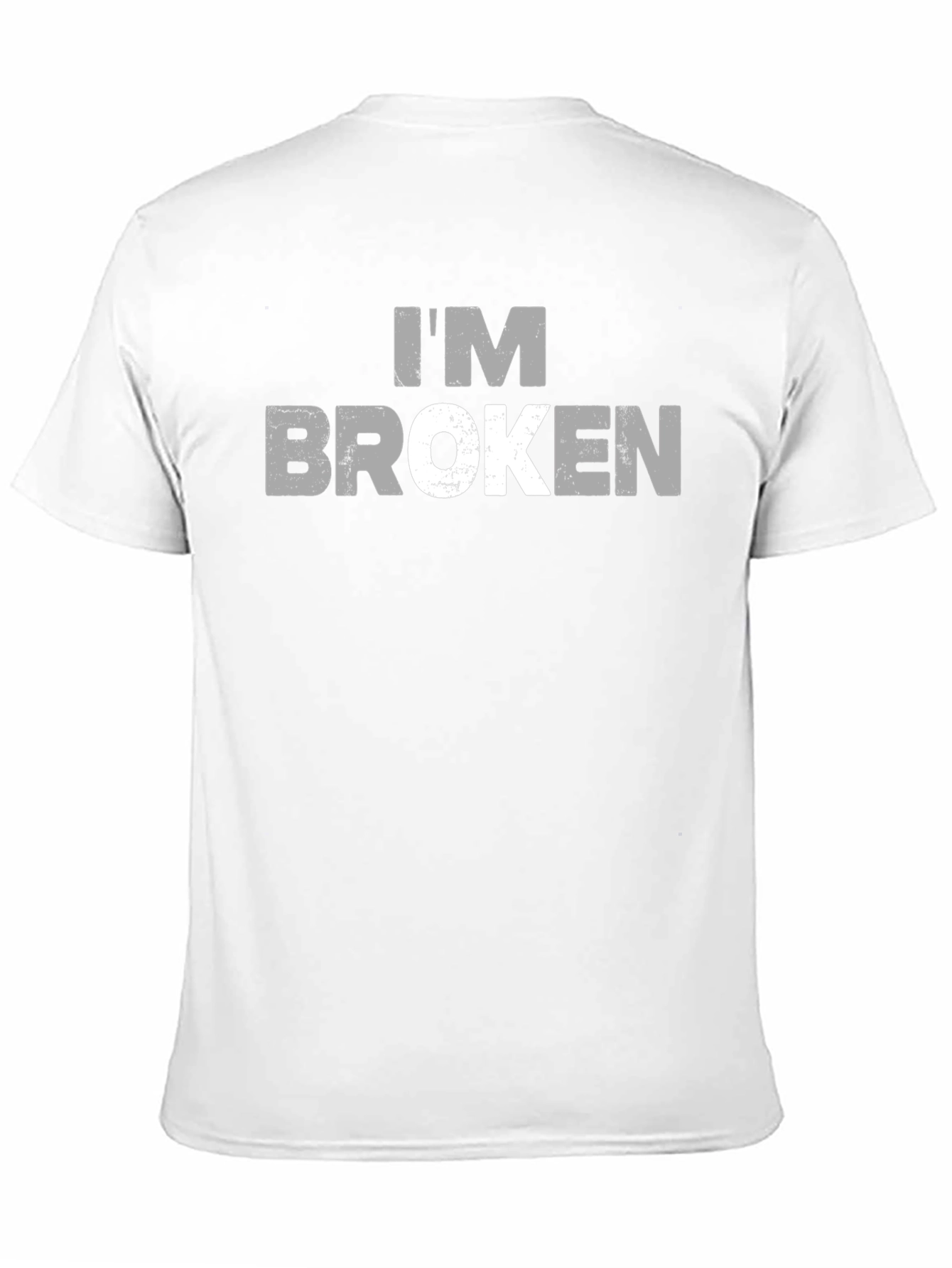 Im Broken Graphic Print T-Shirt - Black