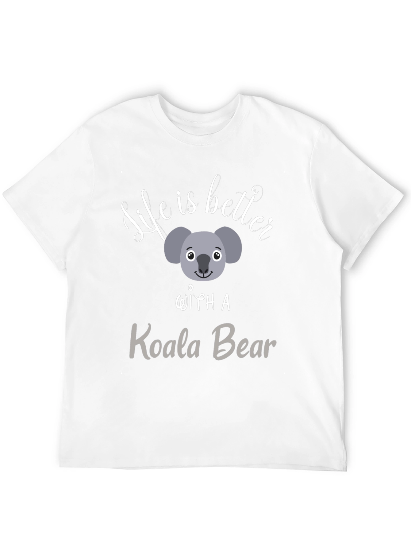 Life is Better With A Koala Bear Black T-Shirt
