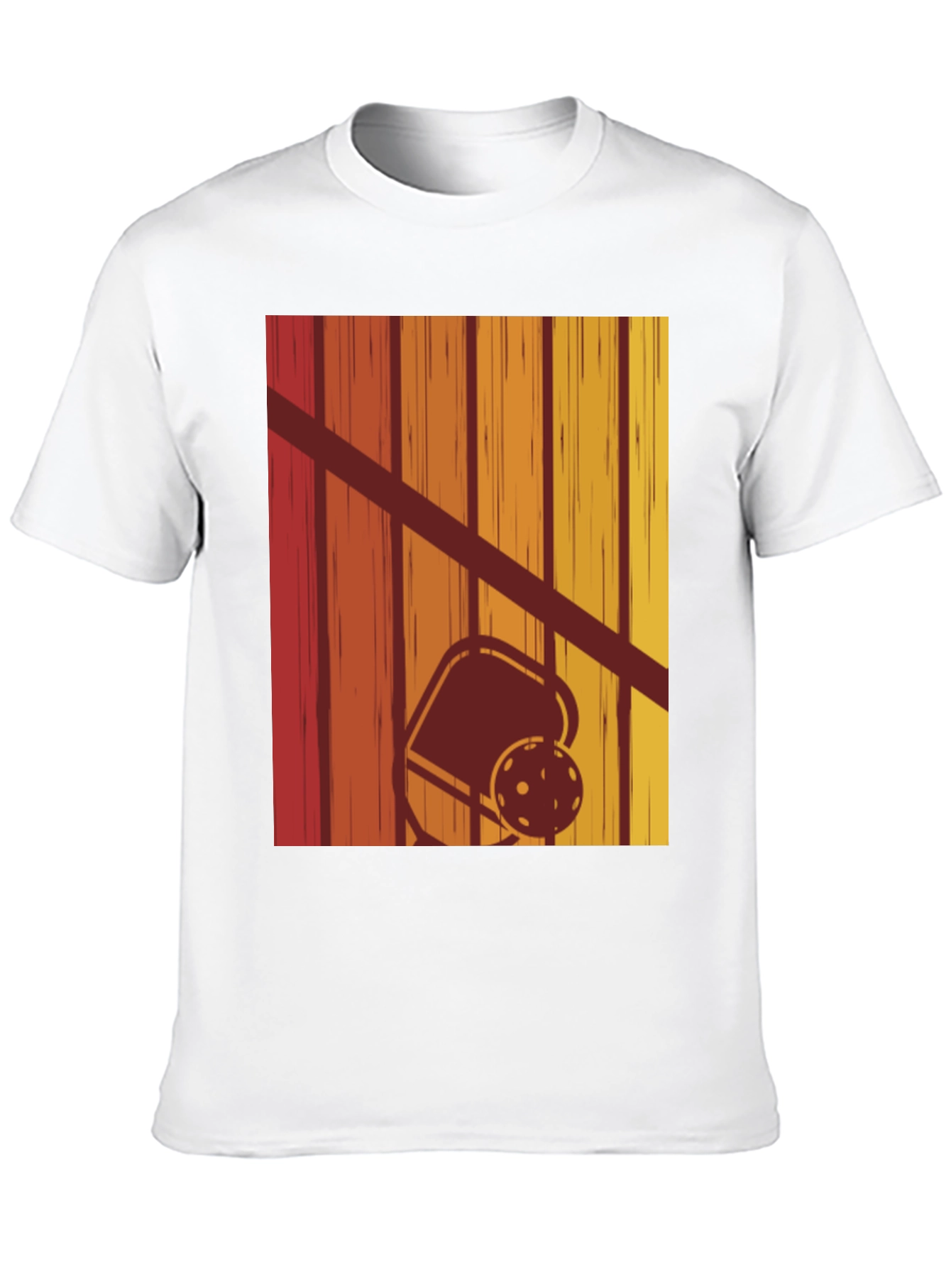 Retro Pickleball Sunset T-Shirt