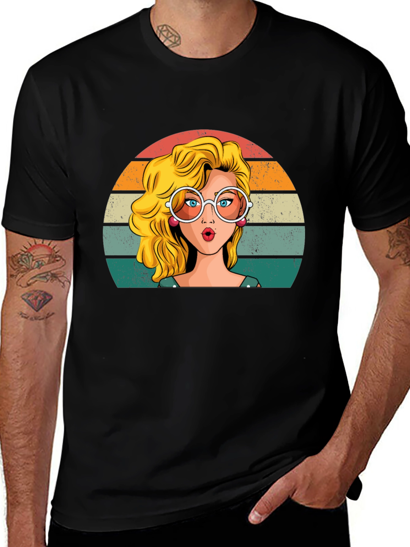 Retro Pop Art Girl T-Shirt