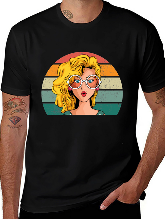Retro Pop Art Girl T-Shirt