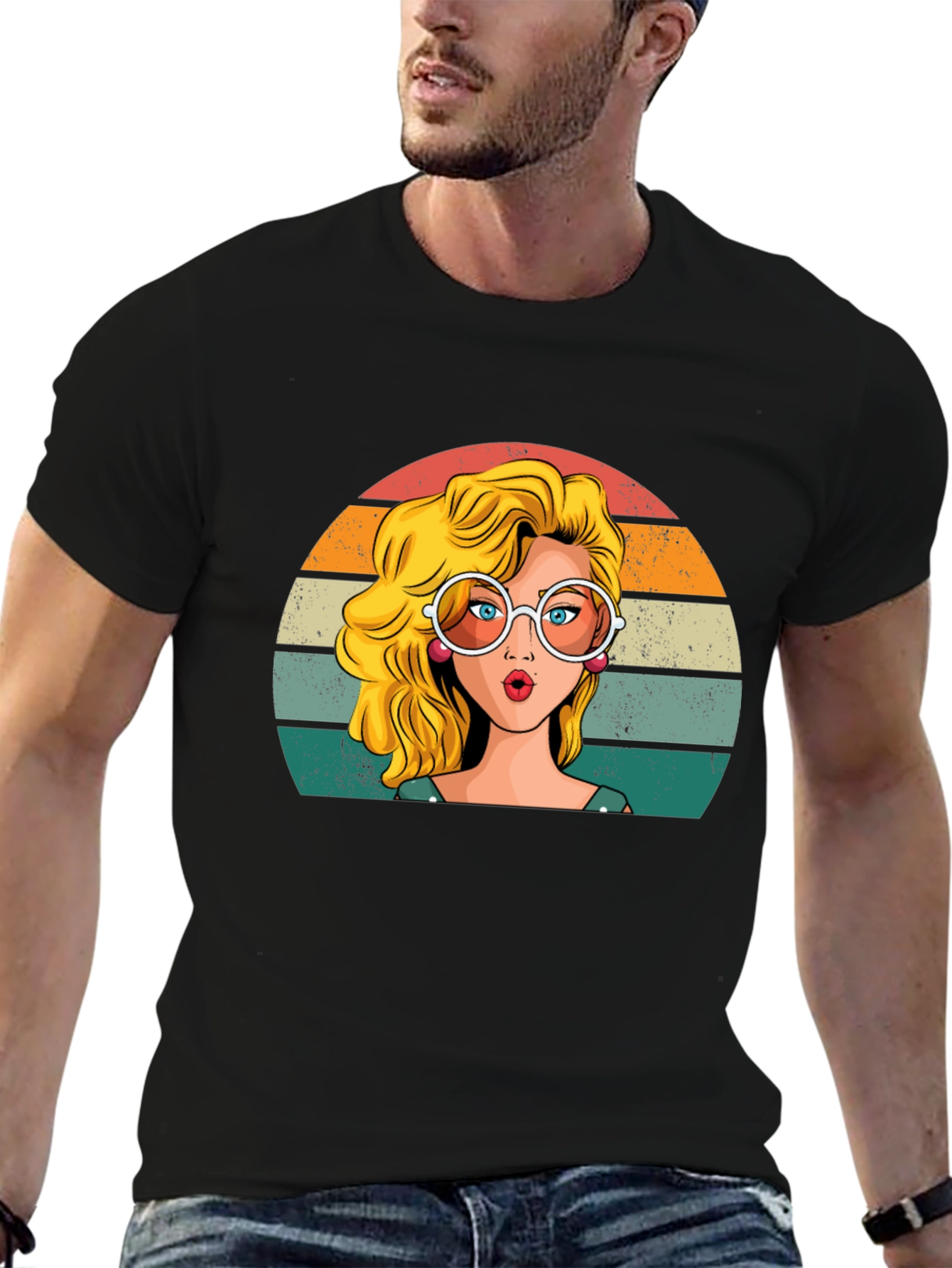 Retro Pop Art Girl T-Shirt